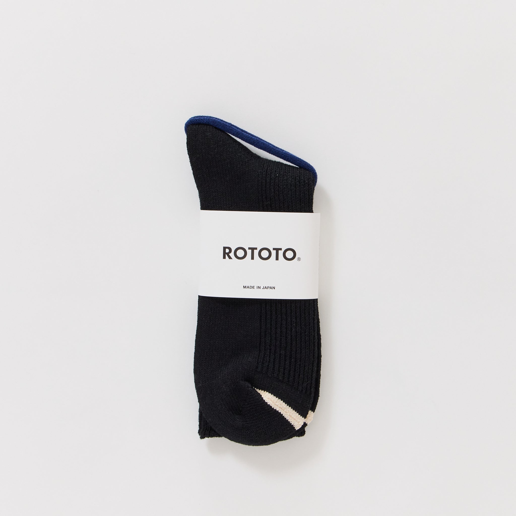 Washi Crew Socks Black