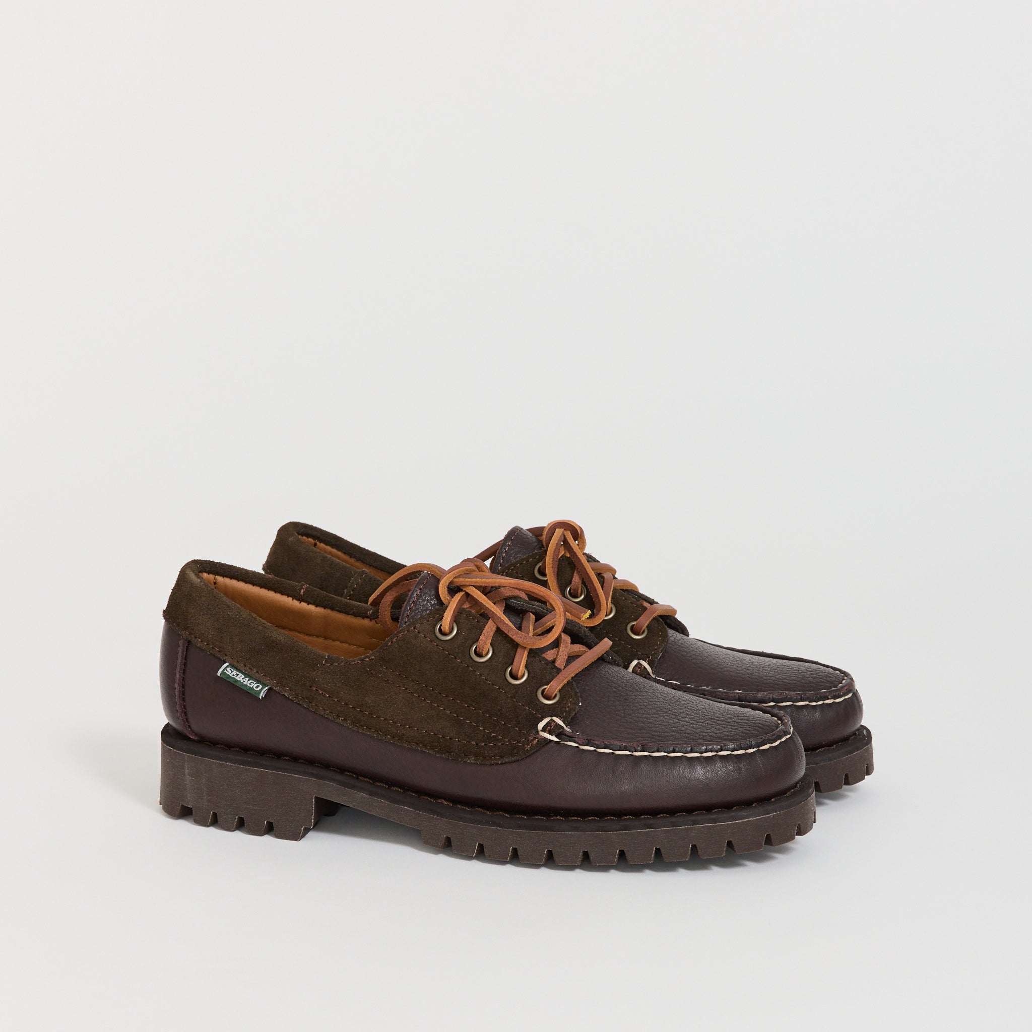Askook Lug Suede Tumbled Dark Brown