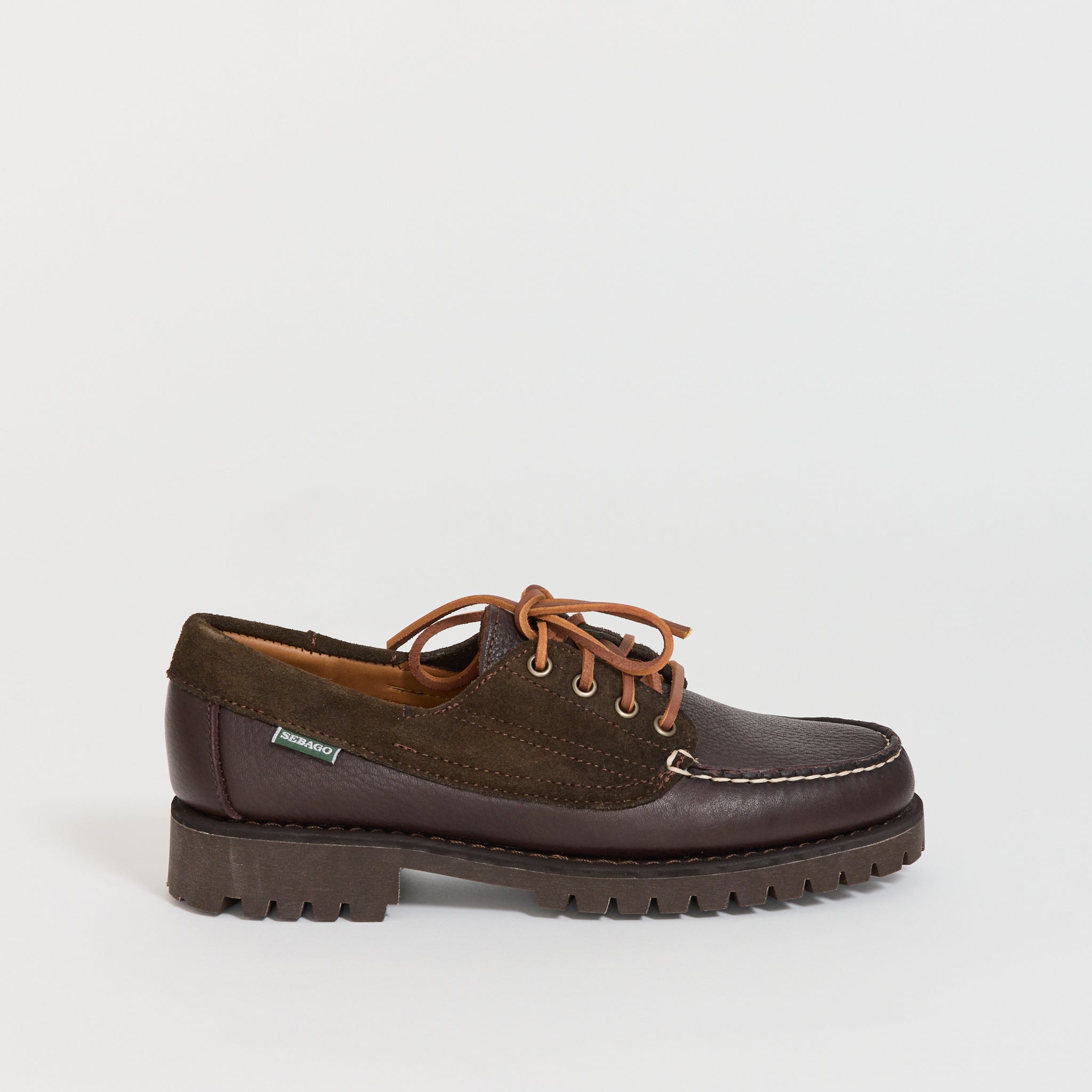 Askook Lug Suede Tumbled Dark Brown