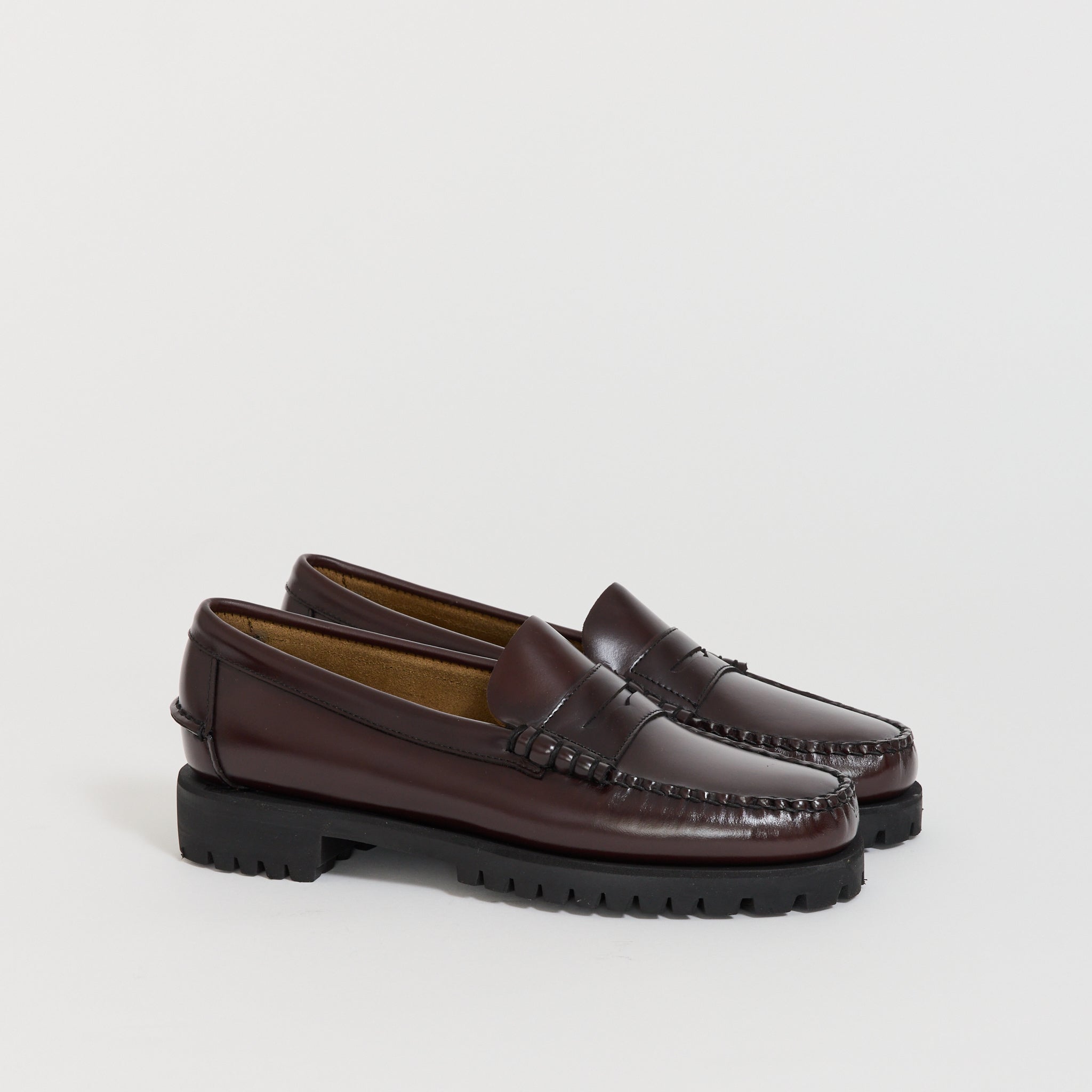 Womens Dan Lug Brown Burgundy