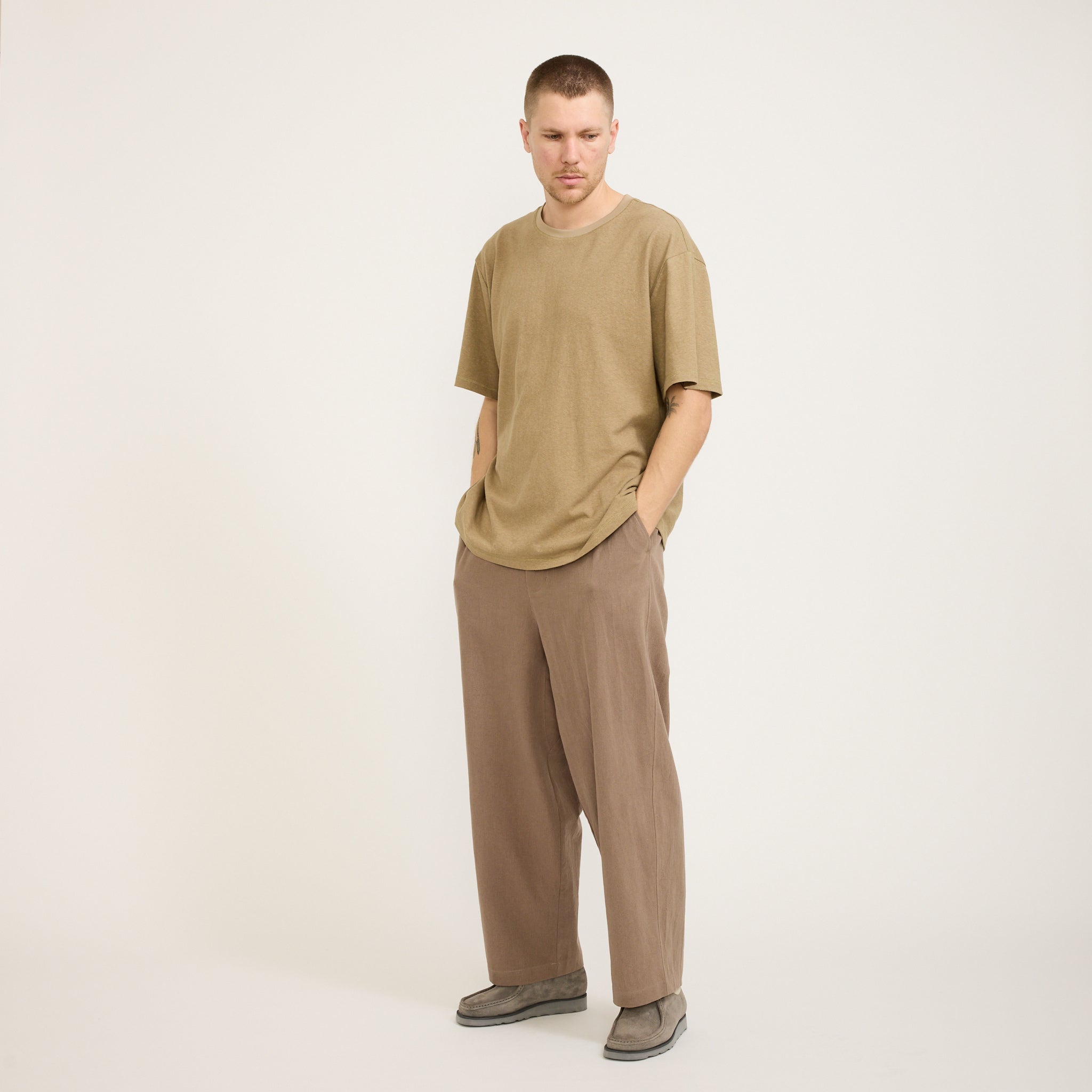 Satta | Slow Pant Warm Grey | Maplestore
