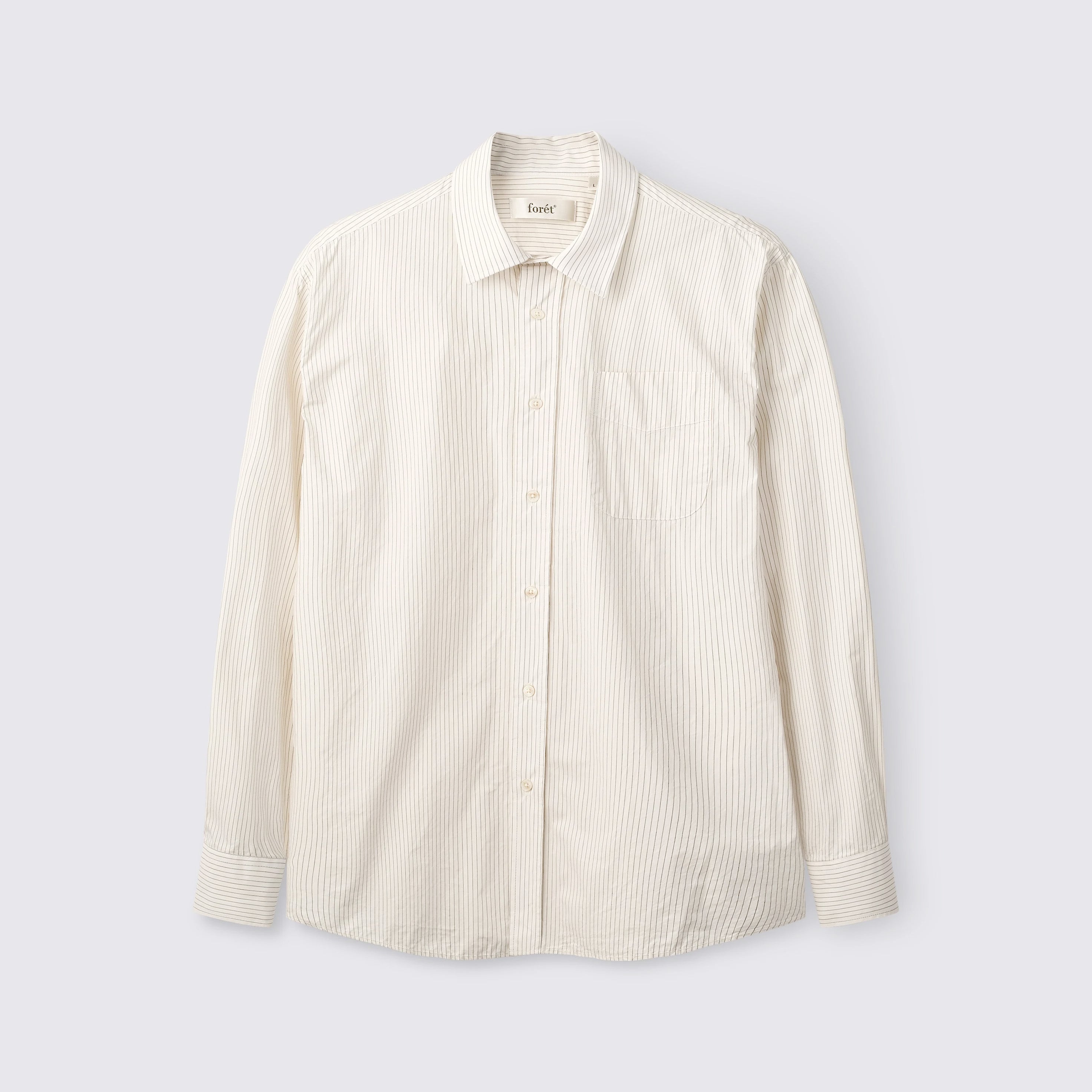 Scout Poplin Relaxed Fit Shirt Cloud Stripe