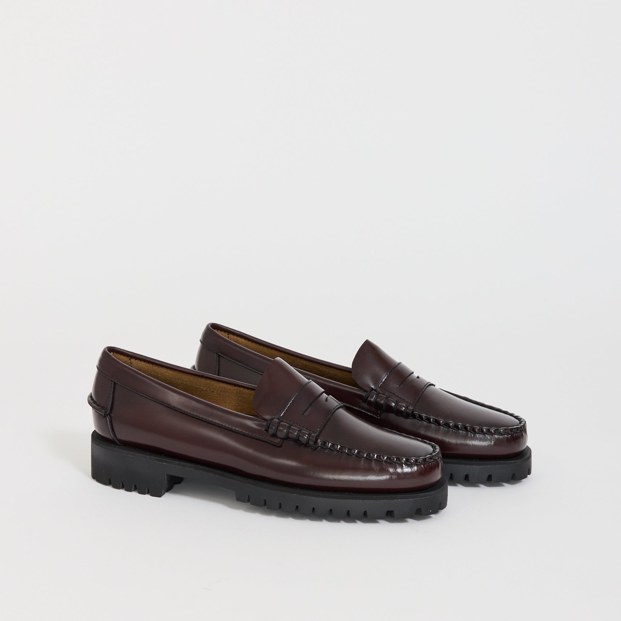 Womens Dan Lug Brown Burgundy