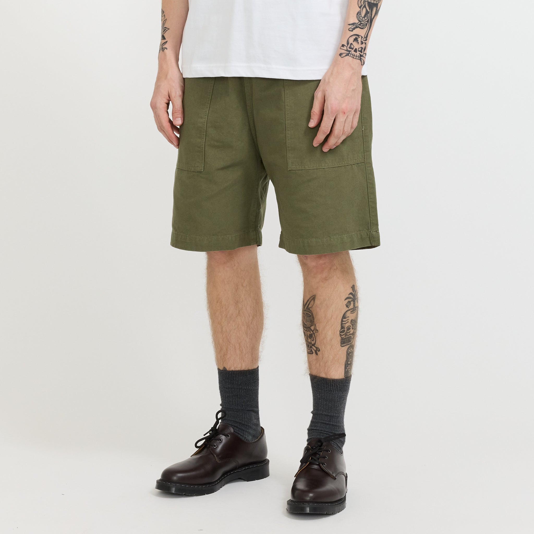 Service Works | Canvas Chef Shorts Olive | Maplestore