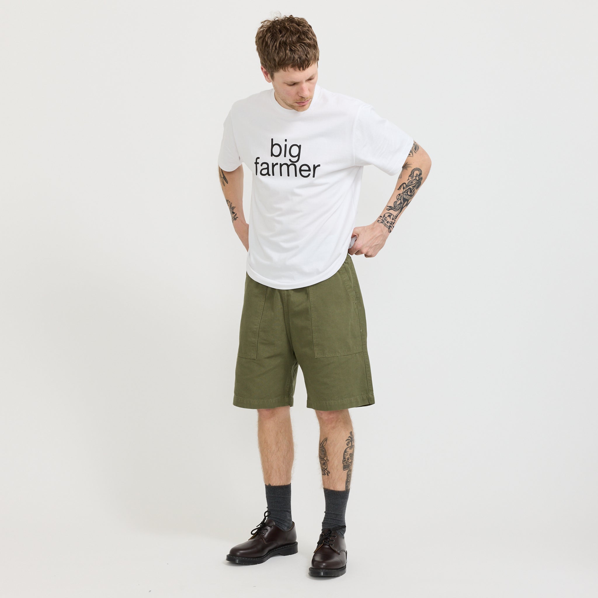 Service Works | Canvas Chef Shorts Olive | Maplestore