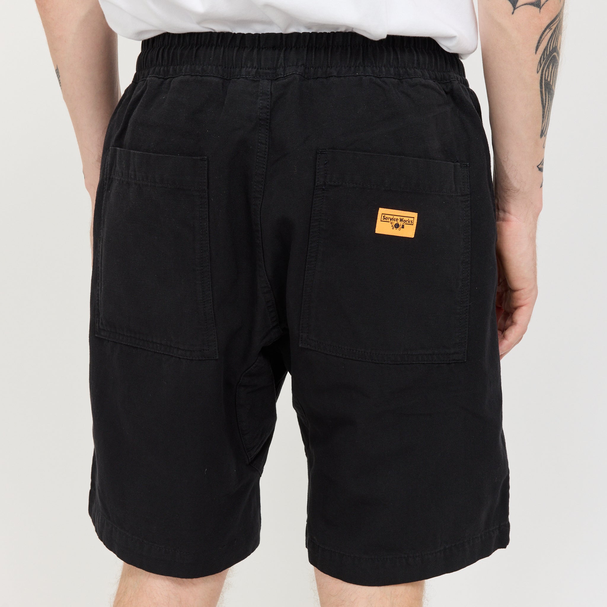 Service Works | Canvas Chef Shorts Black | Maplestore