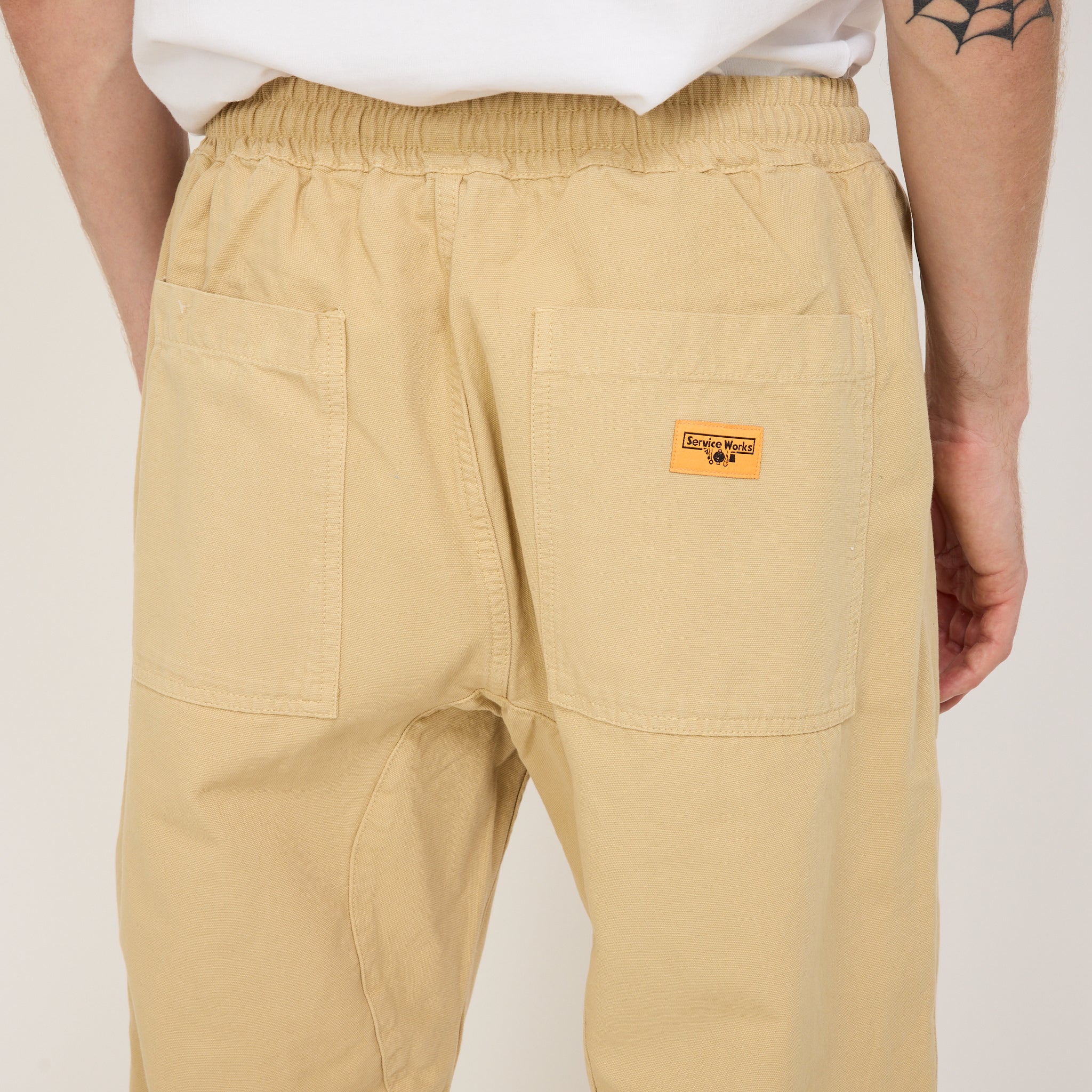Canvas Chef Pant Pale Khaki