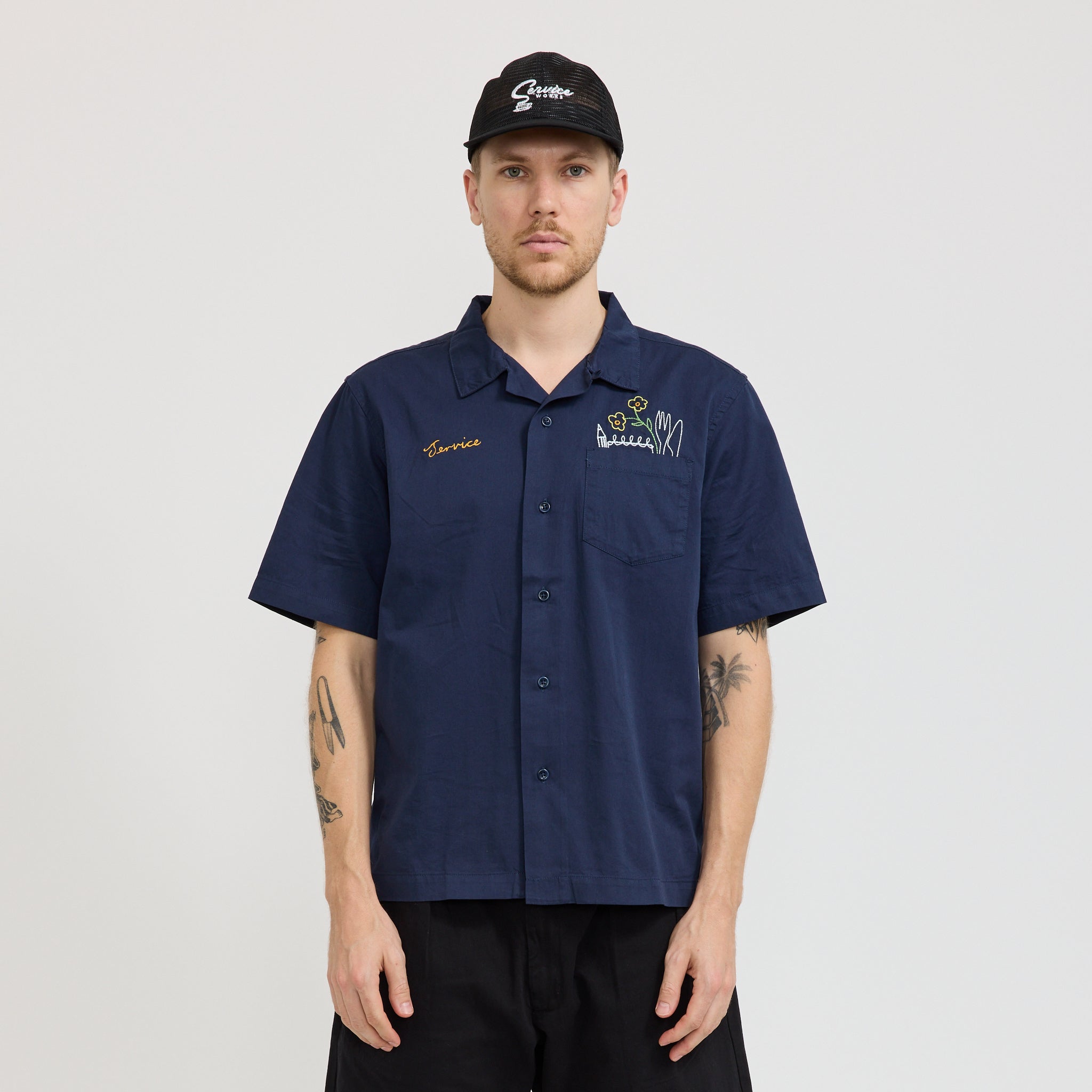 Service Works | Mesh Espresso Cap Black | Maplestore