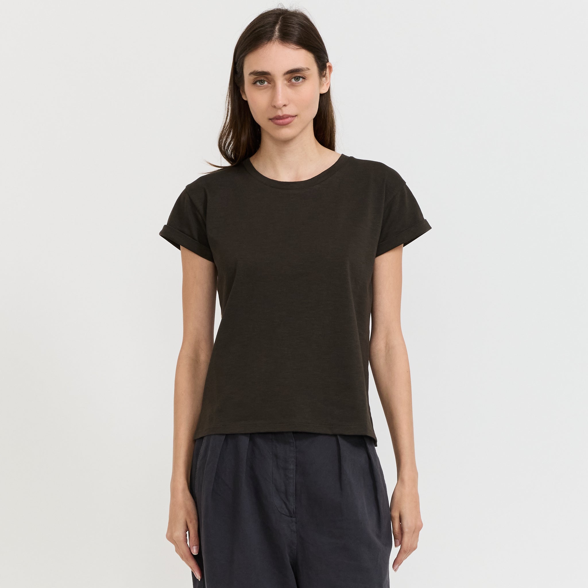 Albano T-Shirt Kaki Smoke