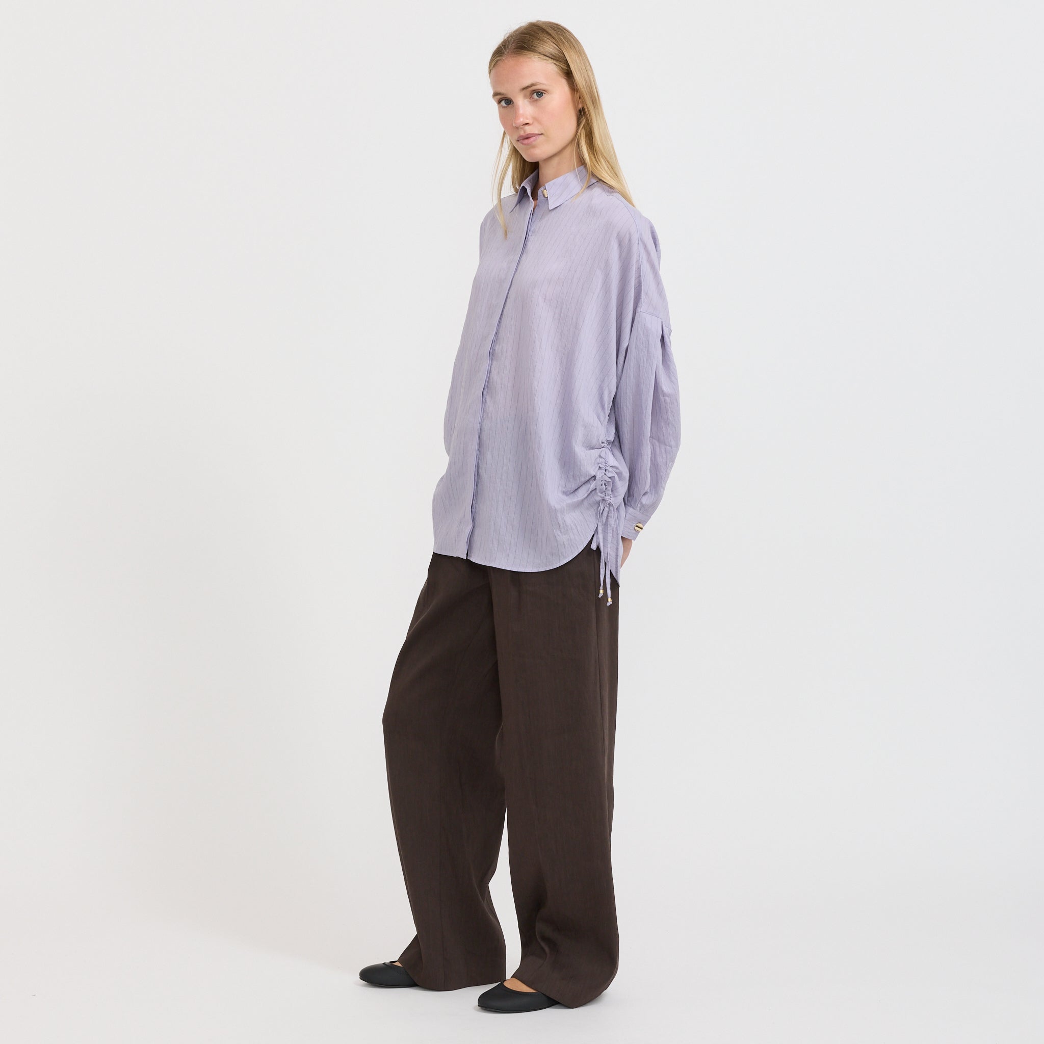 Sessun | Danie Shirt Lila Stone | Maplestore