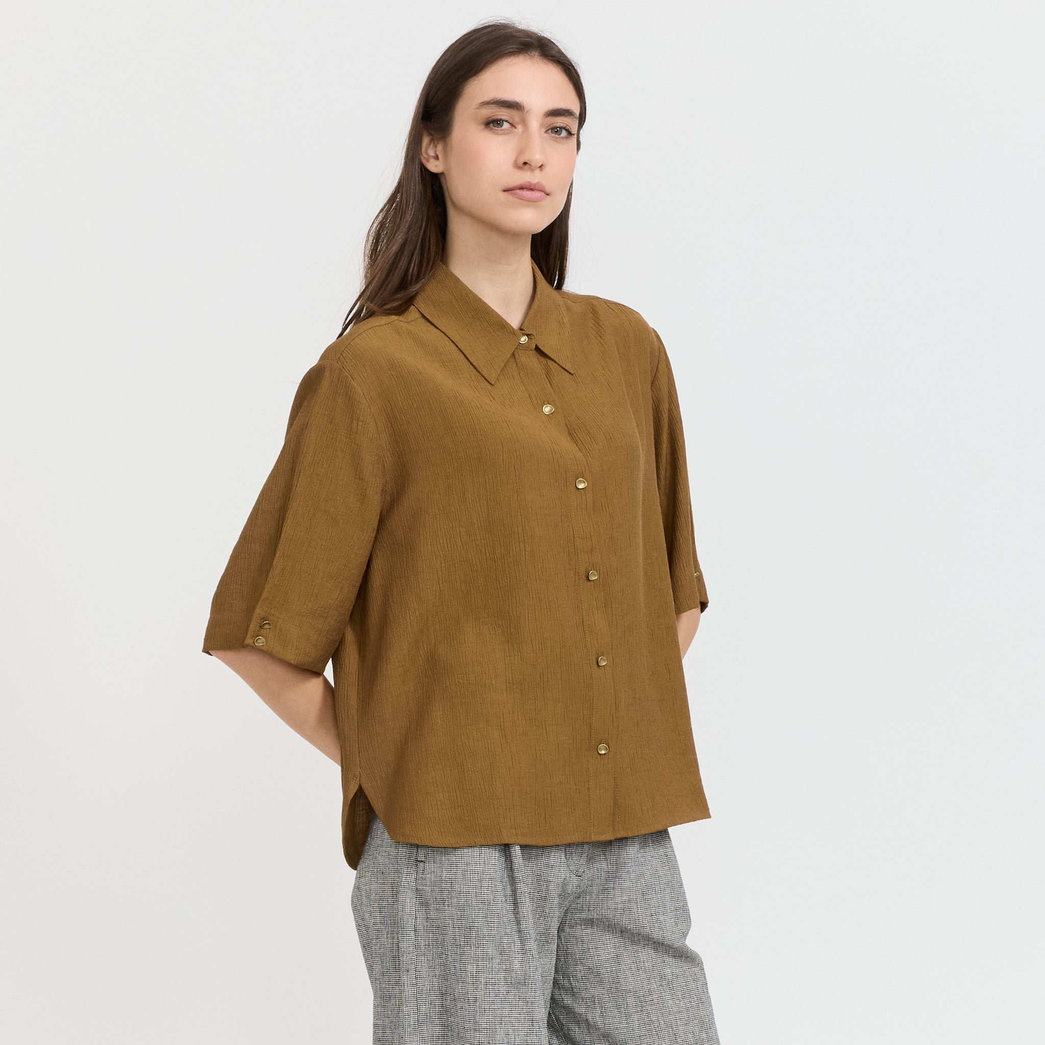 Sessun | Kalya Shirt Bronze | Maplestore