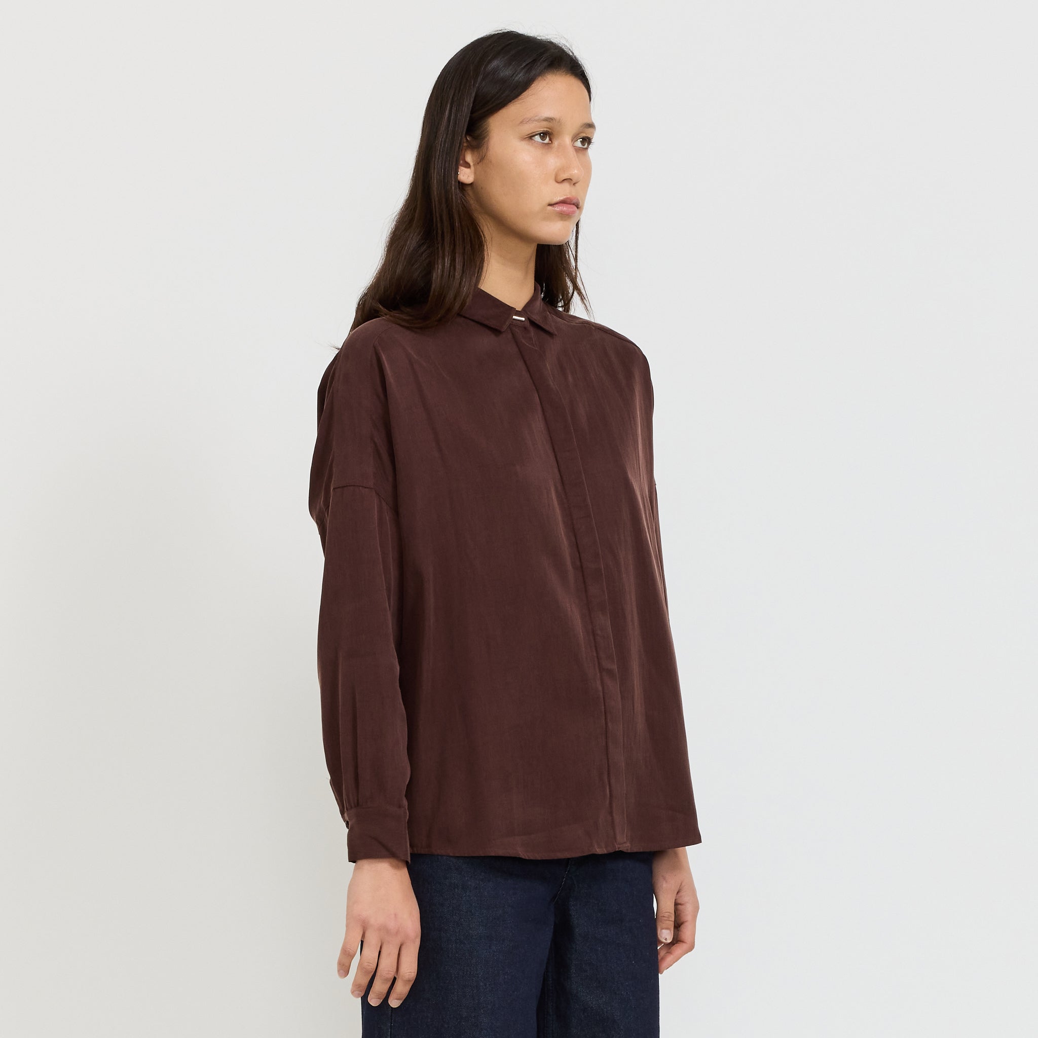 Lady D Shirt Moka