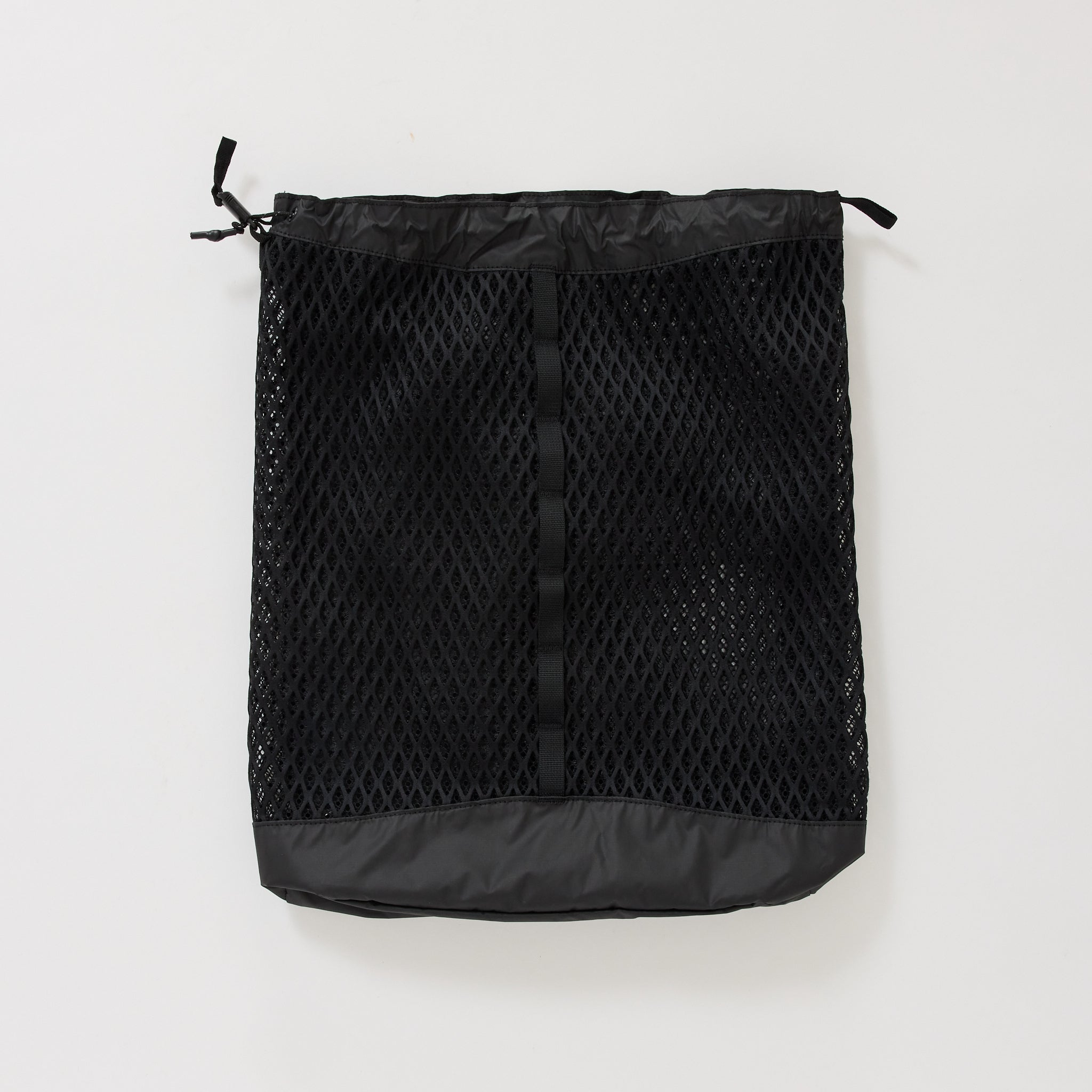 Double Face Mesh Shoulder Bag Black