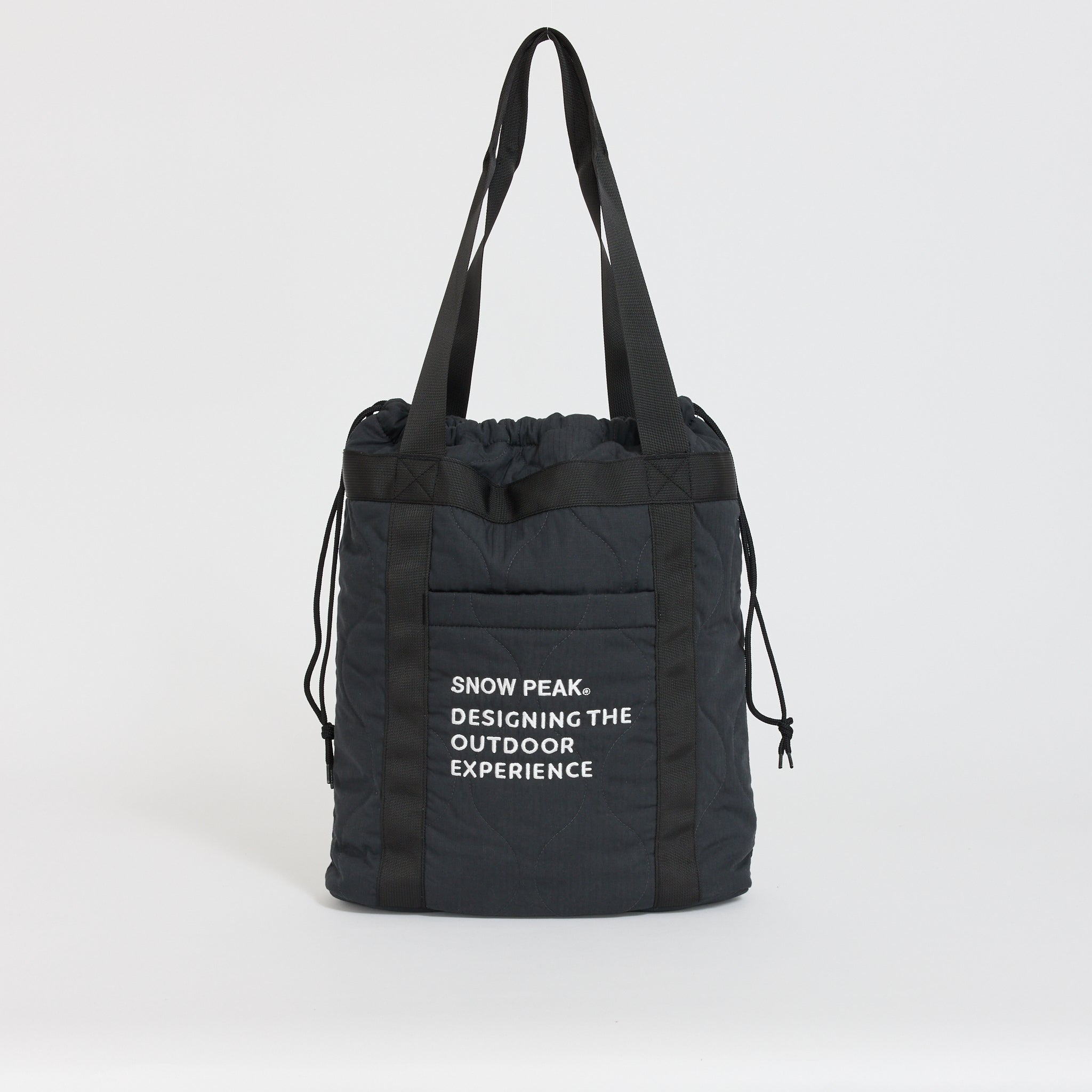 Quilted Ripstop Tote Black
