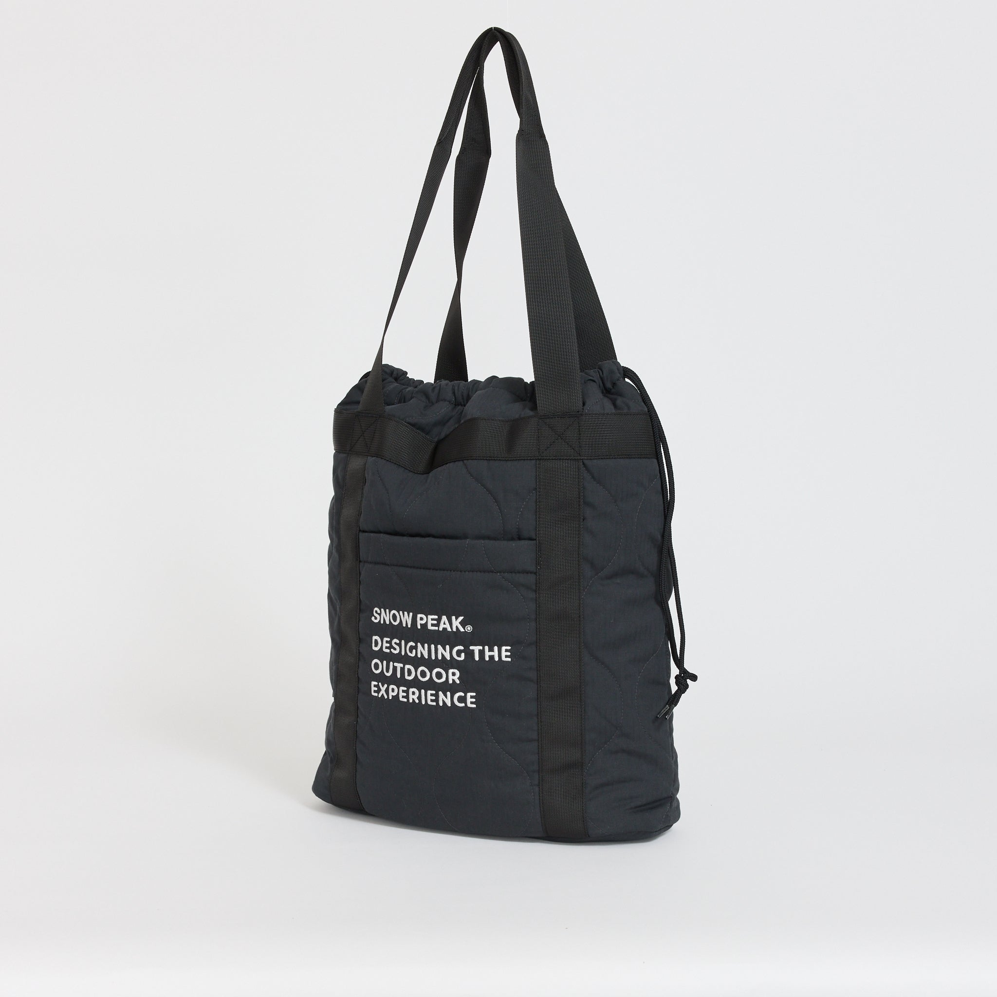 Quilted Ripstop Tote Black