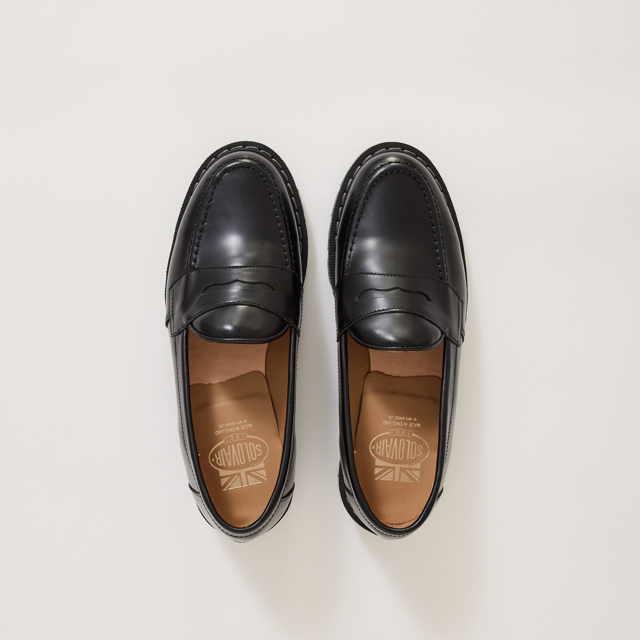 Hi Shine Penny Loafer Black