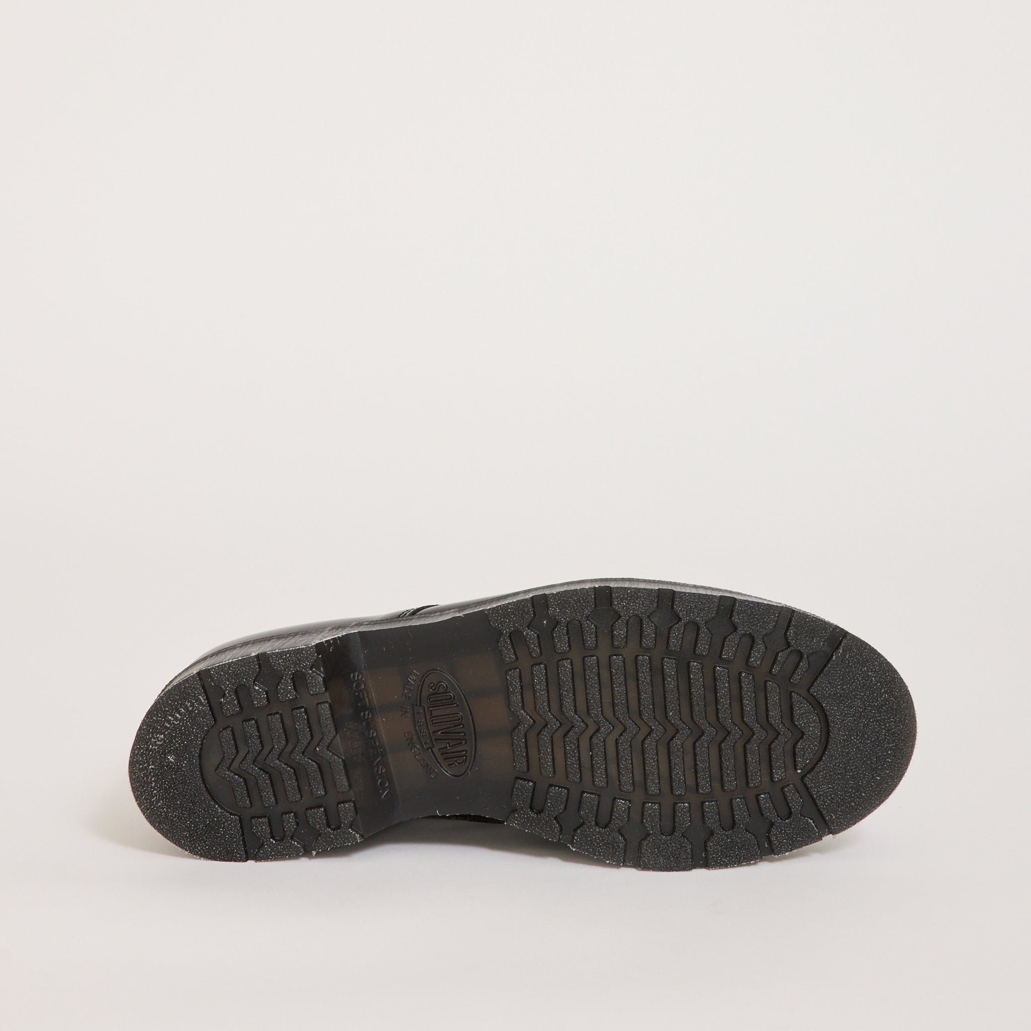 Solovair | Hi Shine Gibson Derby Black | Maplestore