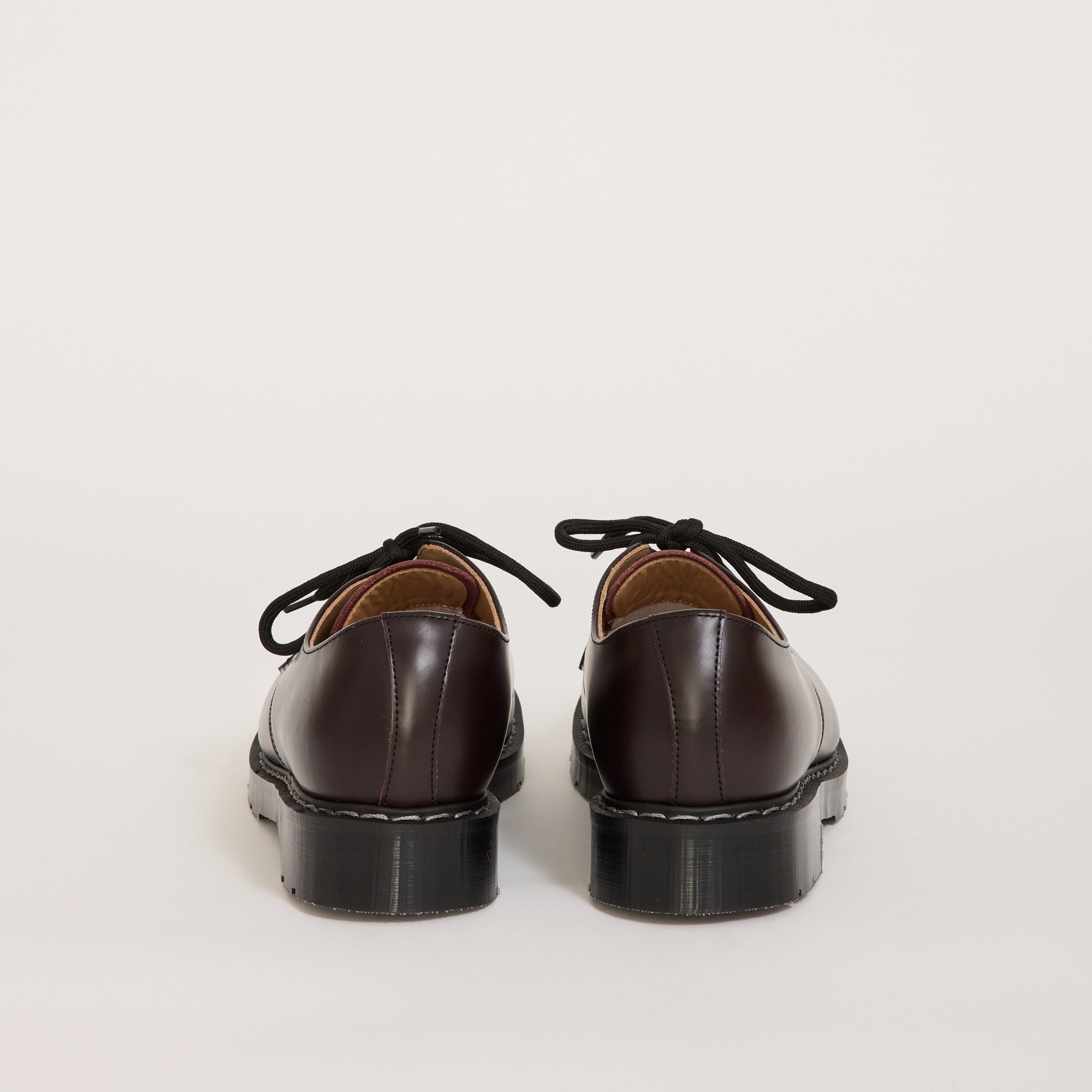 Solovair | Hi Shine Gibson Derby Dark Plum | Maplestore