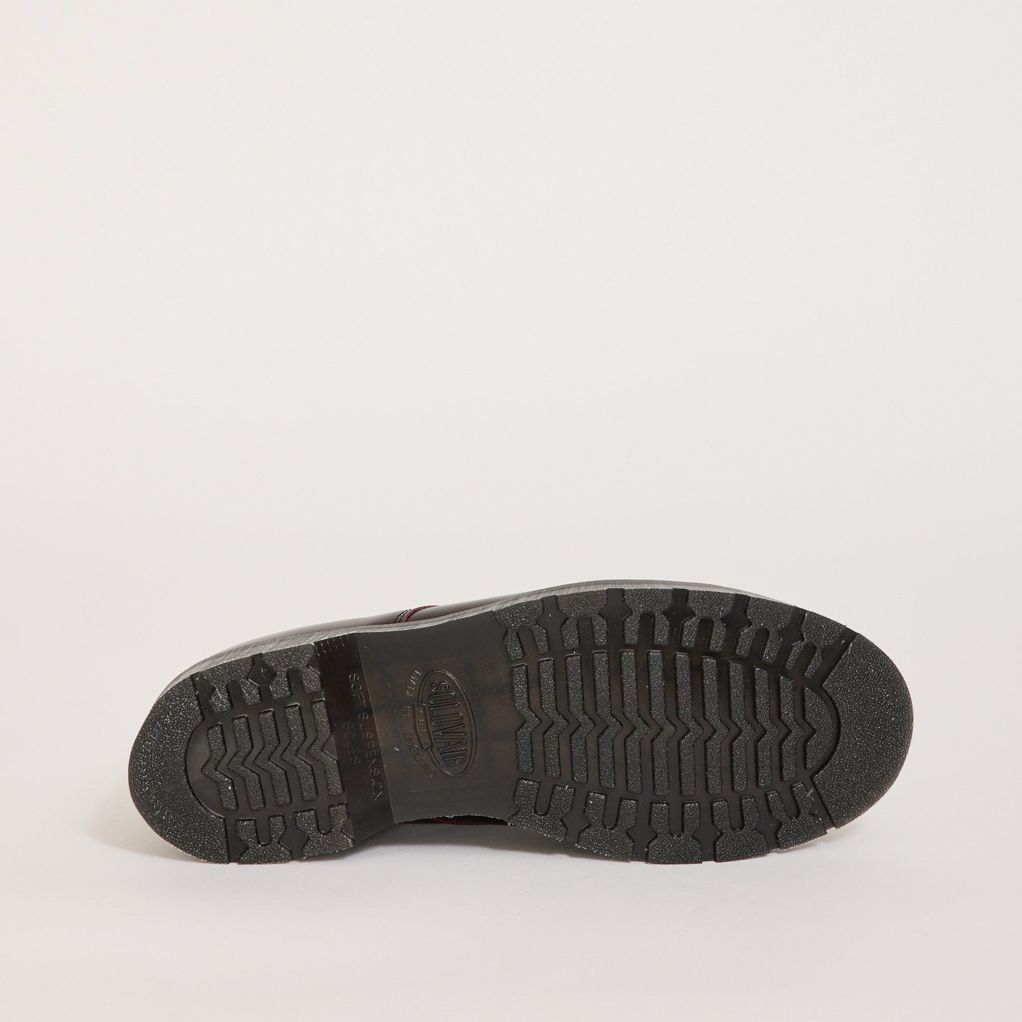Solovair | Hi Shine Gibson Derby Dark Plum | Maplestore