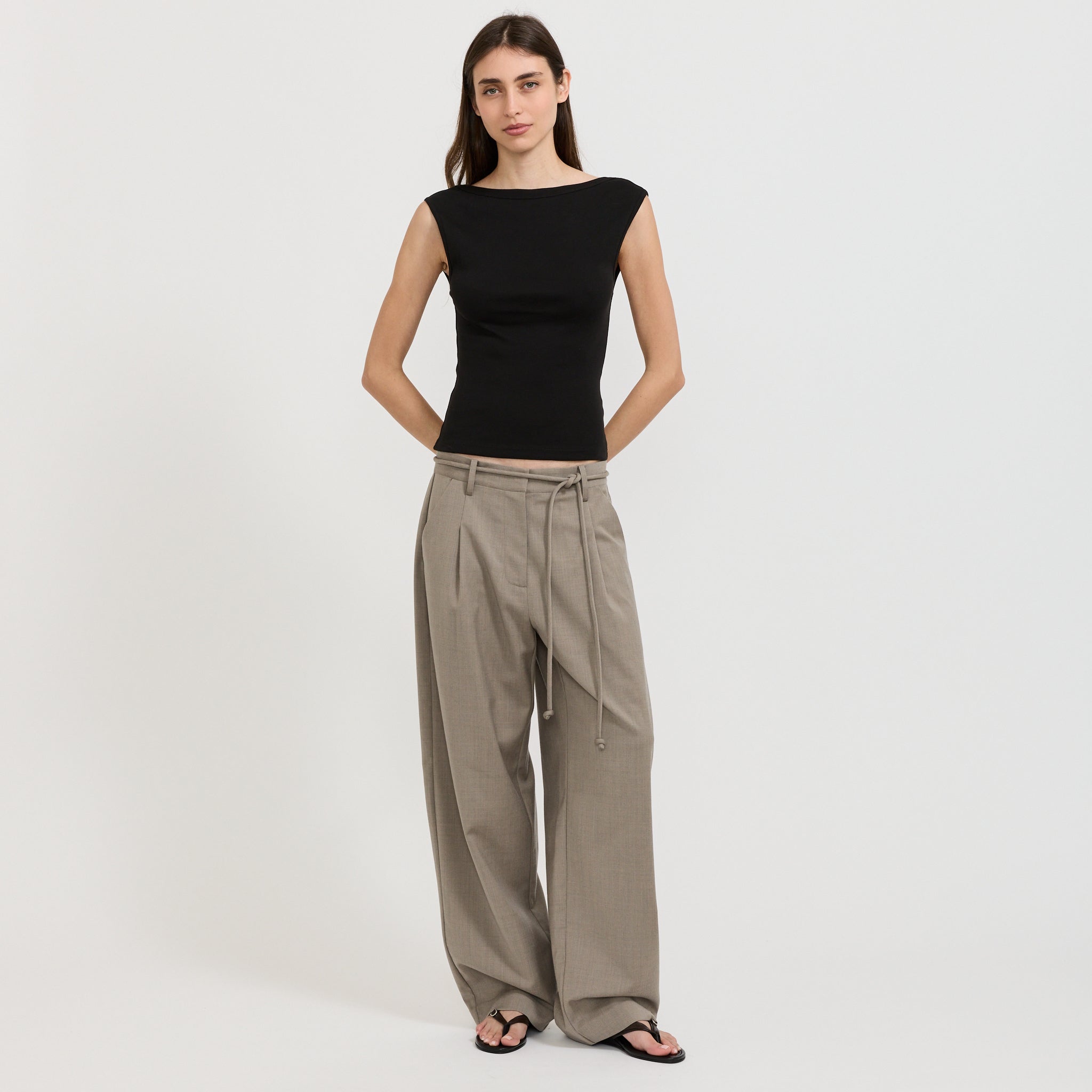 Ballerina Top Jet Black