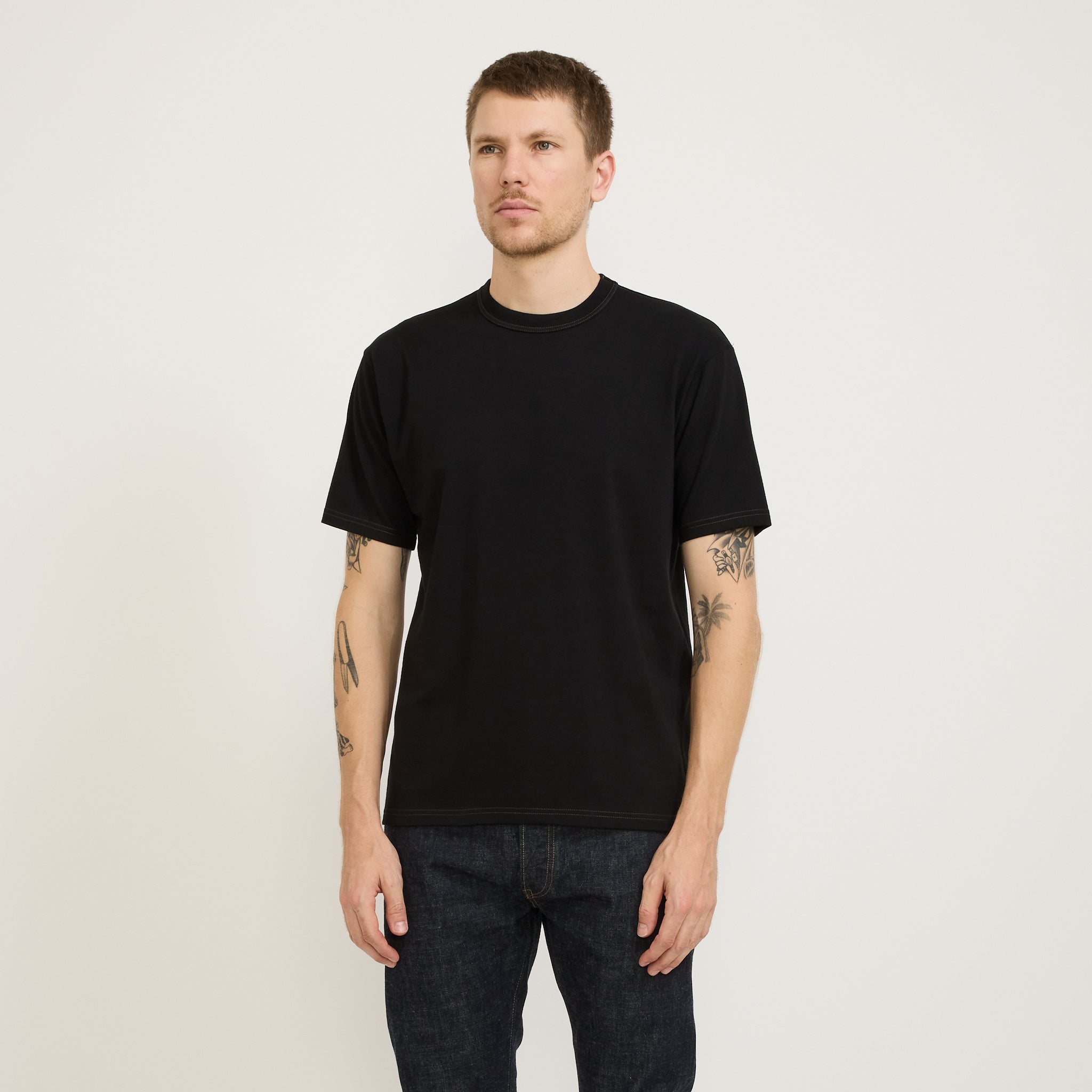 Sugar Cane | Whitesville 2 Pack T Shirts Black | Maplestore
