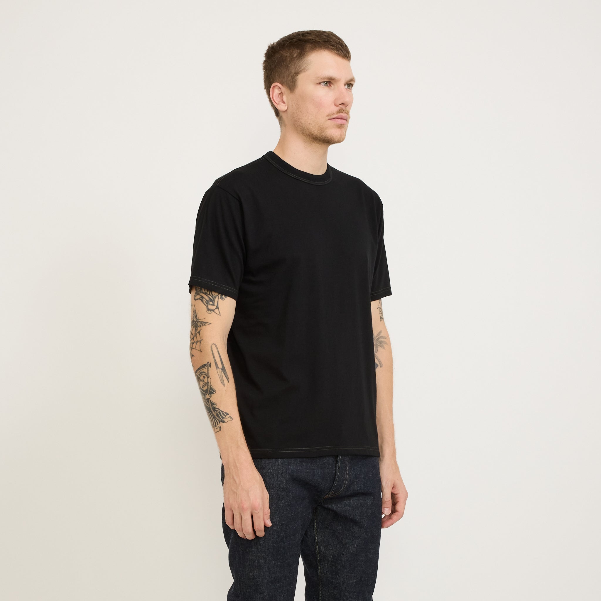 Sugar Cane | Whitesville 2 Pack T Shirts Black | Maplestore