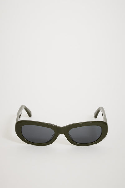 Sun Buddies | Miuccia Sunglasses Solid Green | Maplestore
