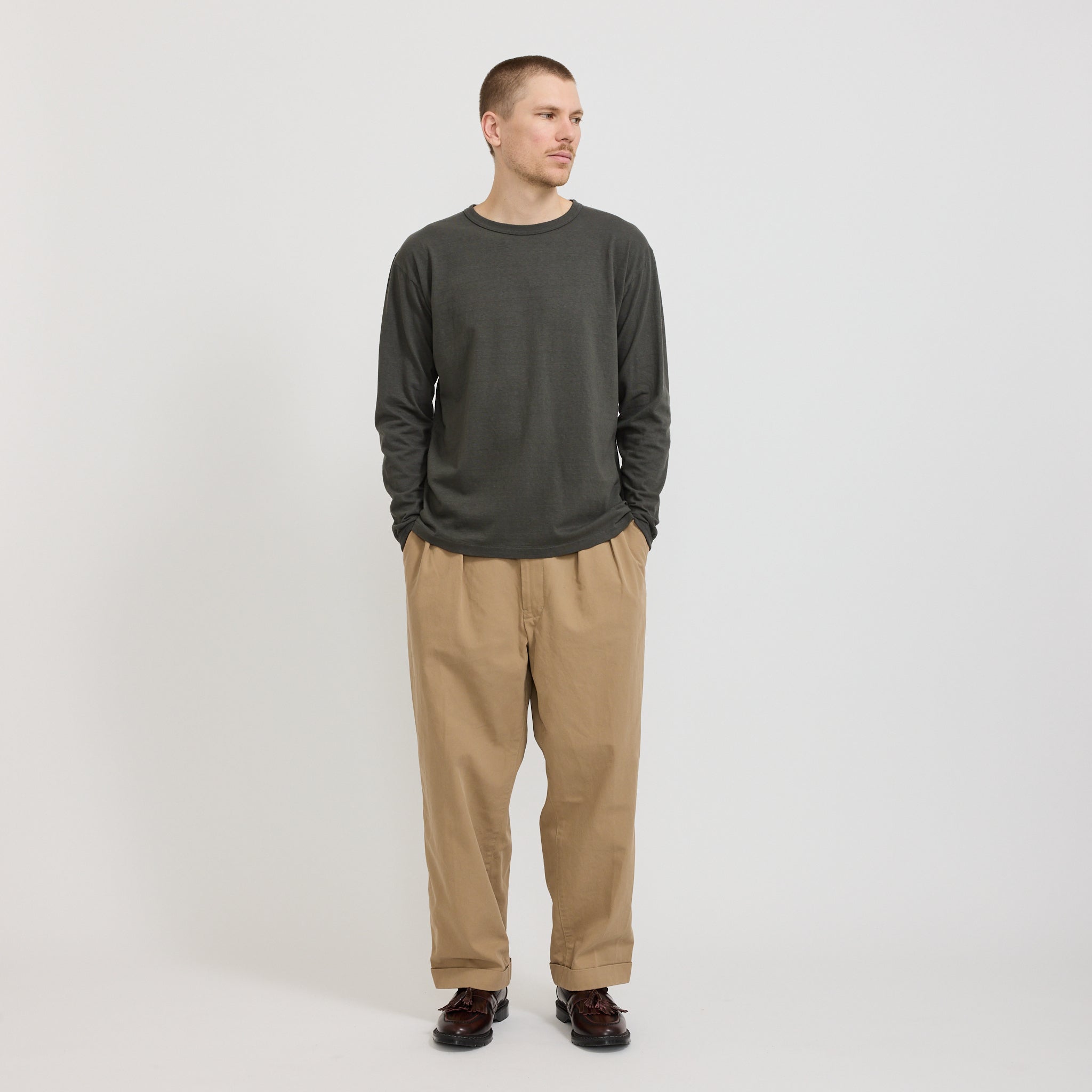 Sunray Sportswear | Haleiwa LS T-Shirt Beluga | Maplestore
