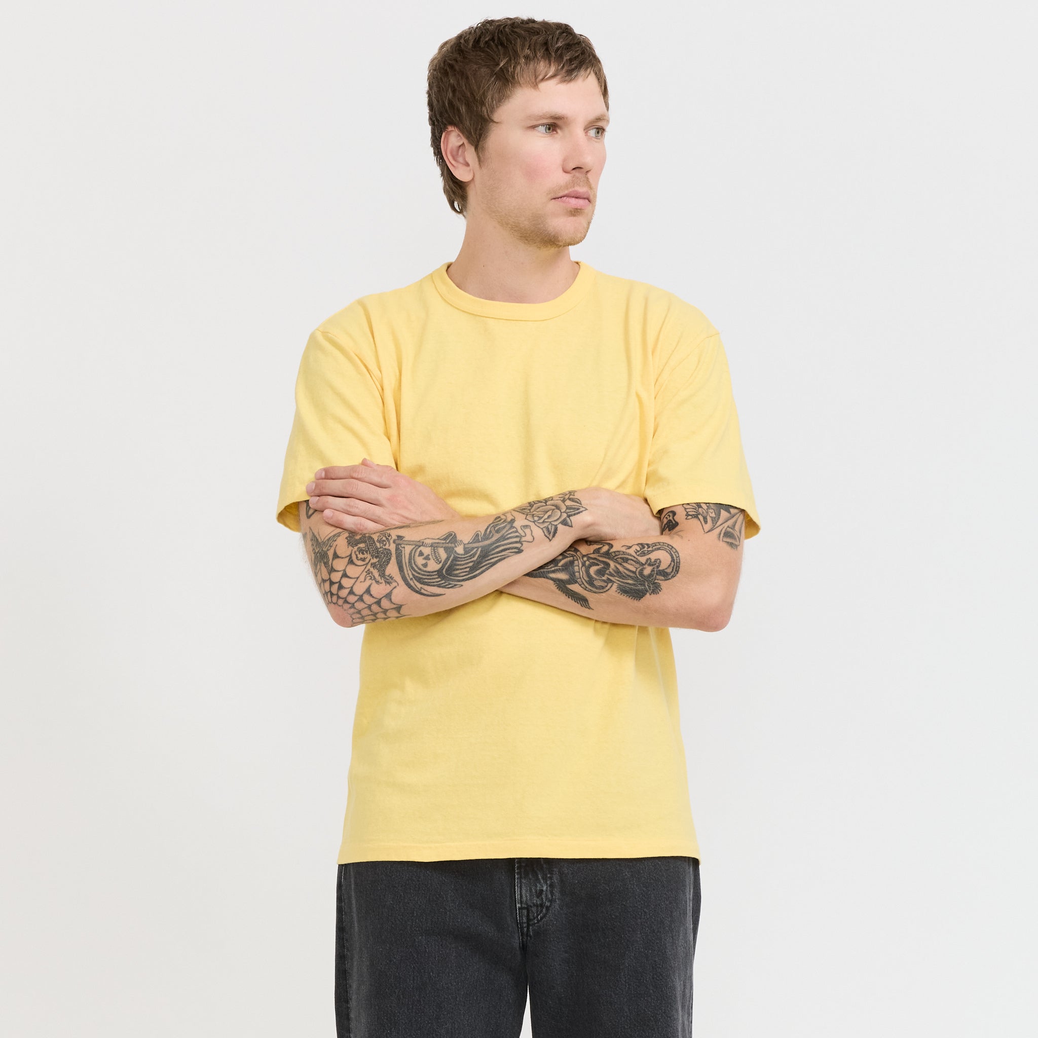 Haleiwa SS T-Shirt Cornsilk