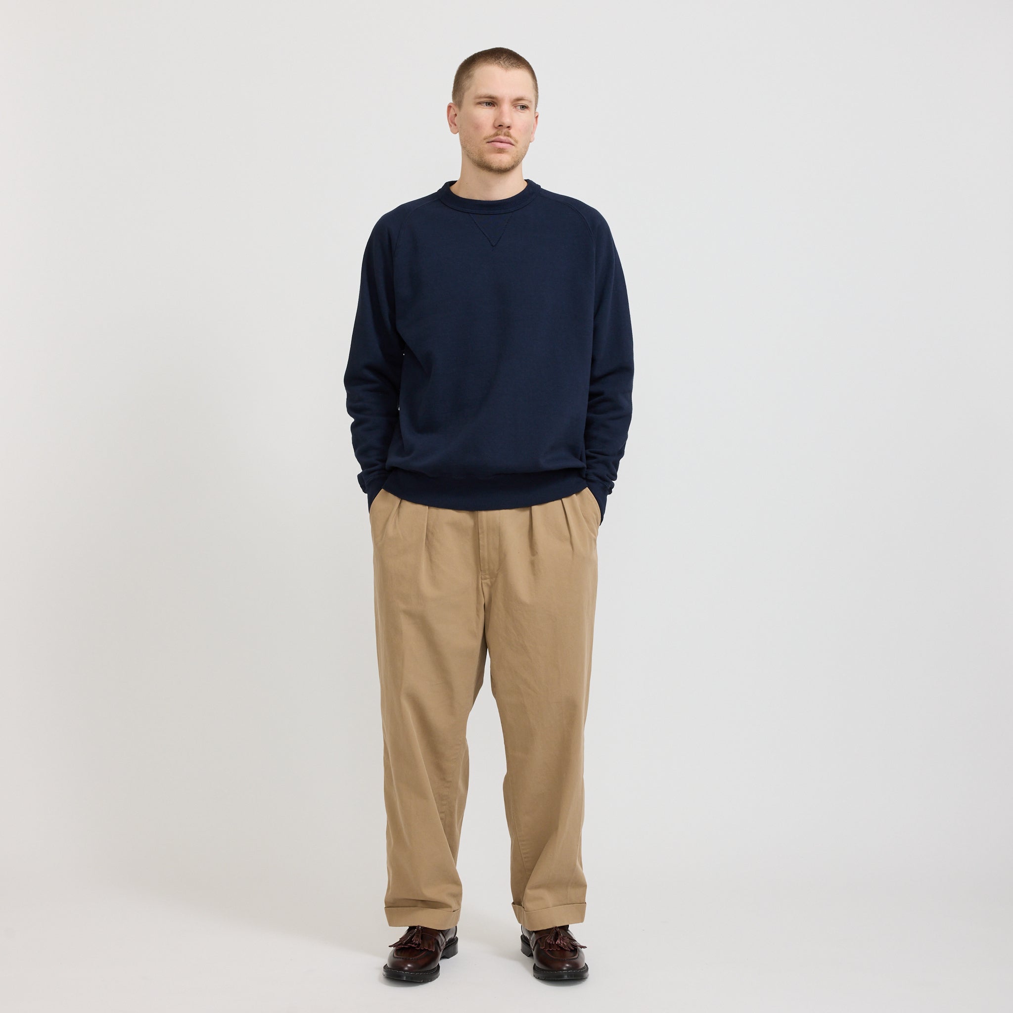 Sunray Sportswear | Puamana Crew Neck Dark Navy | Maplestore