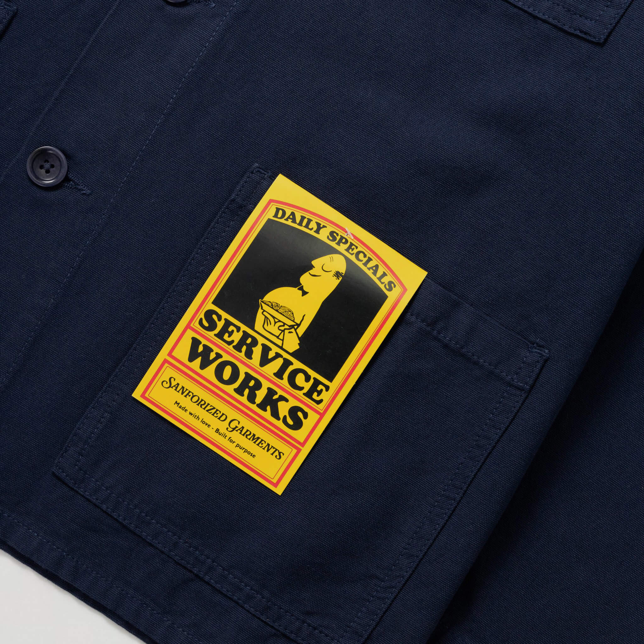 Service Works | Classic Chore Shirt Navy | Maplestore