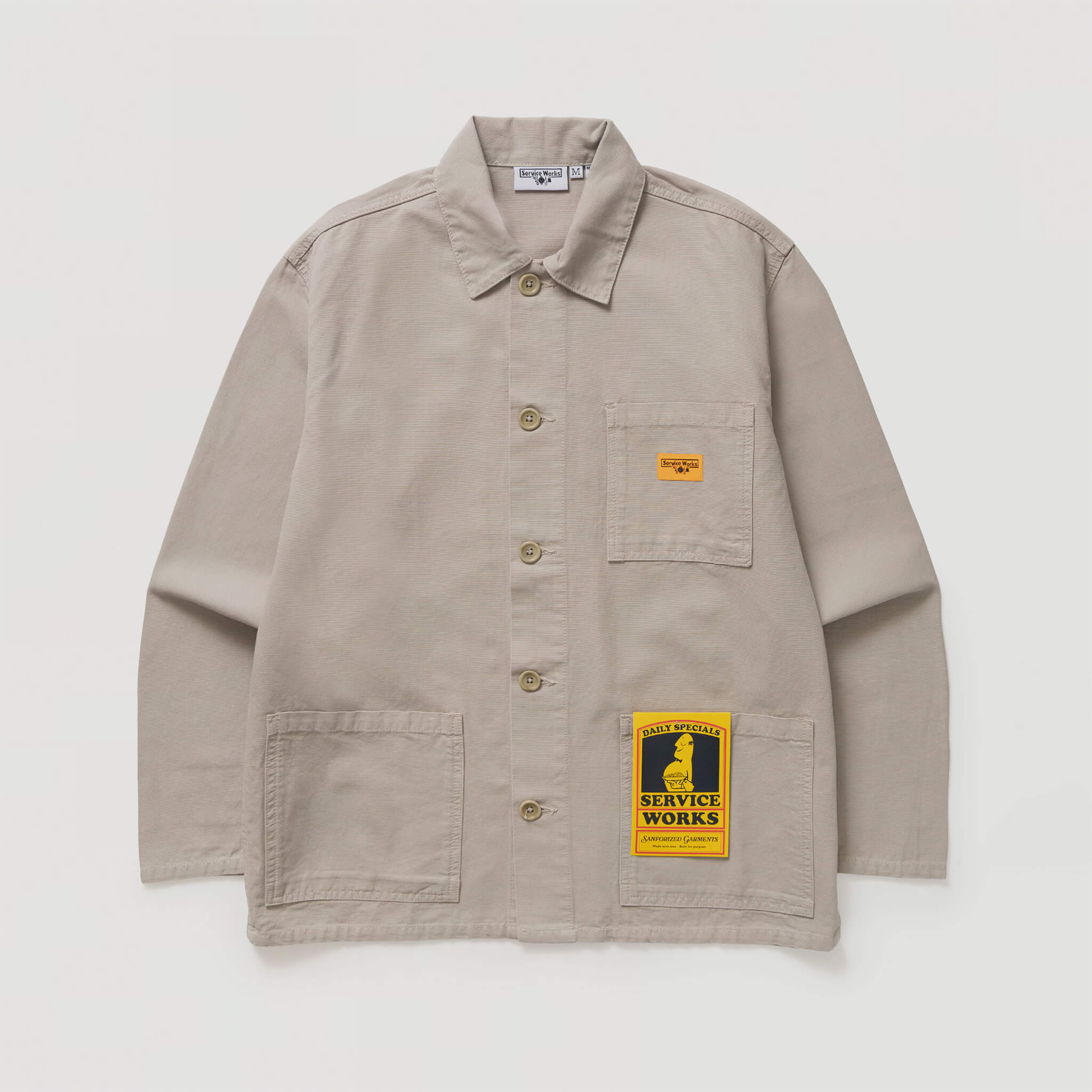 Service Works | Classic Chore Shirt Stone | Maplestore