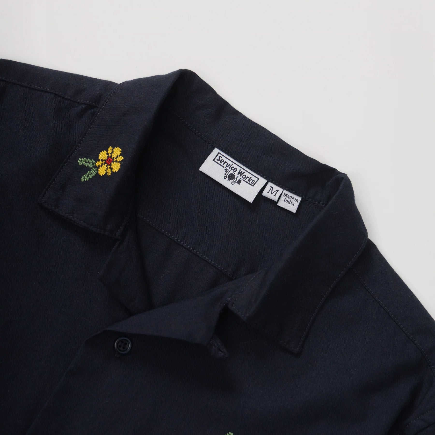 Service Works | Cross Stitch Shirt Dark Navy | Maplestore