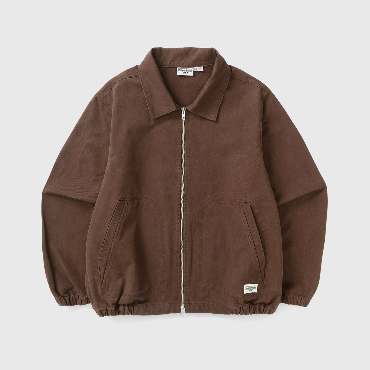 Twill Work Jacket Brown