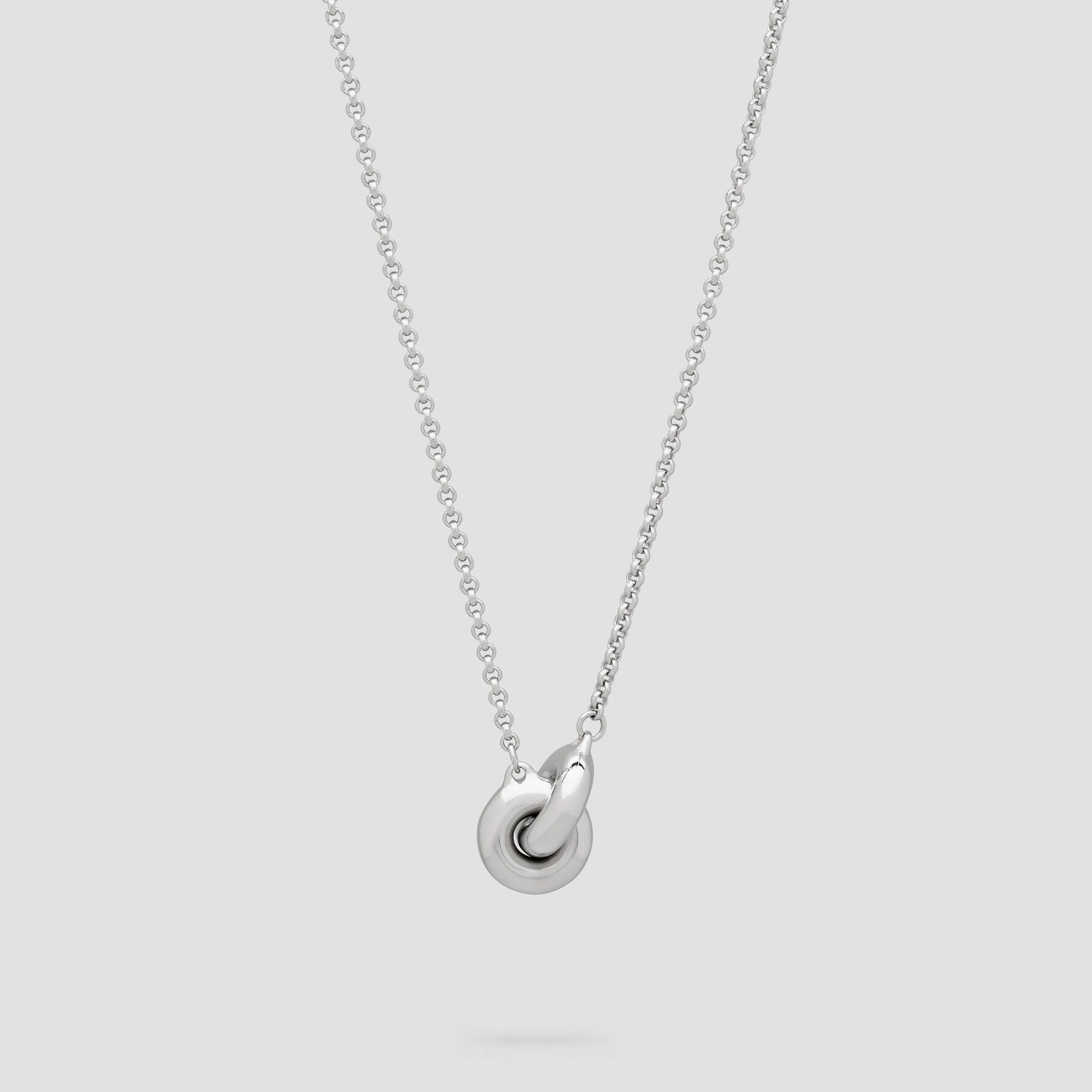 Sphere Double Pendant Silver