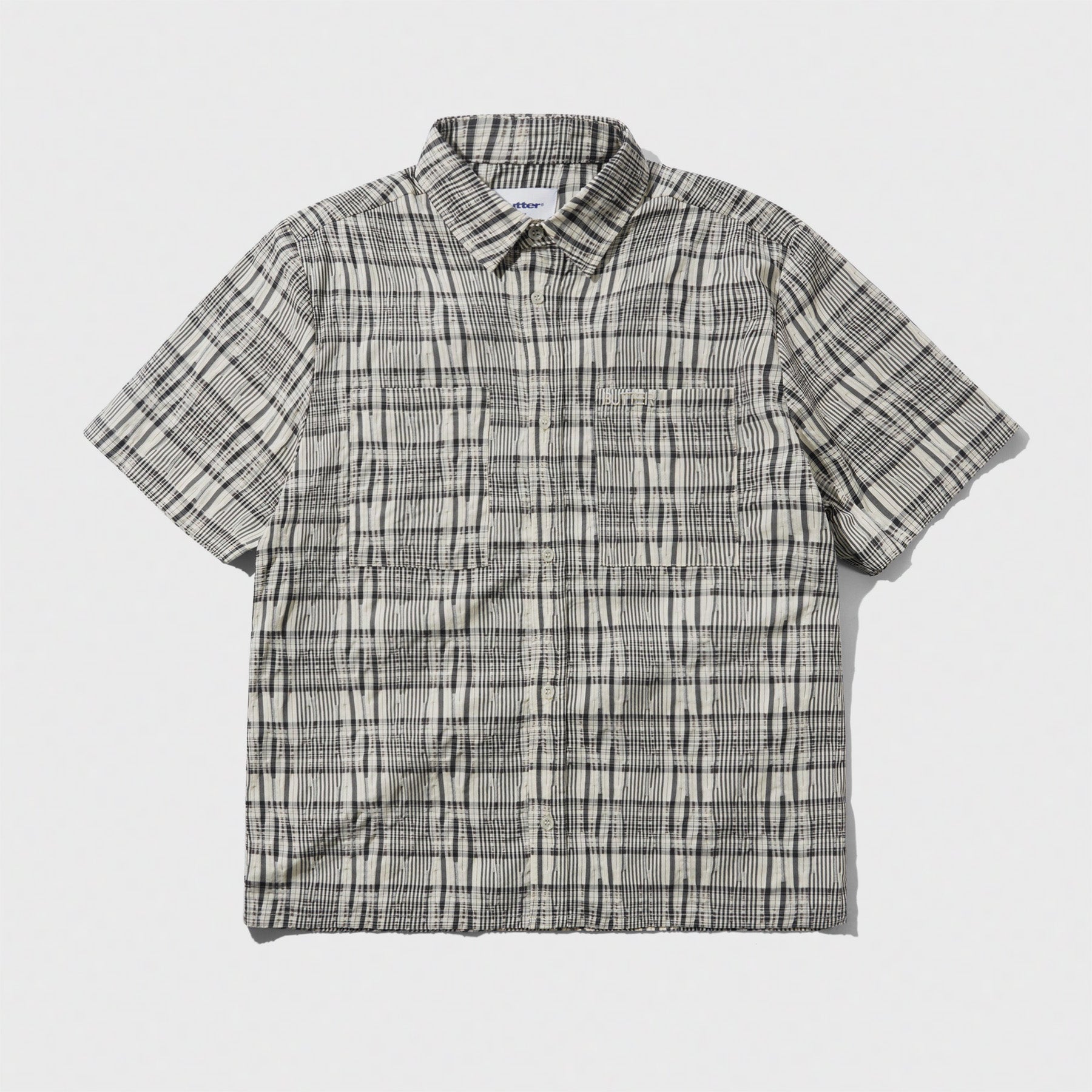 Spring S/S Shirt Black / Cream