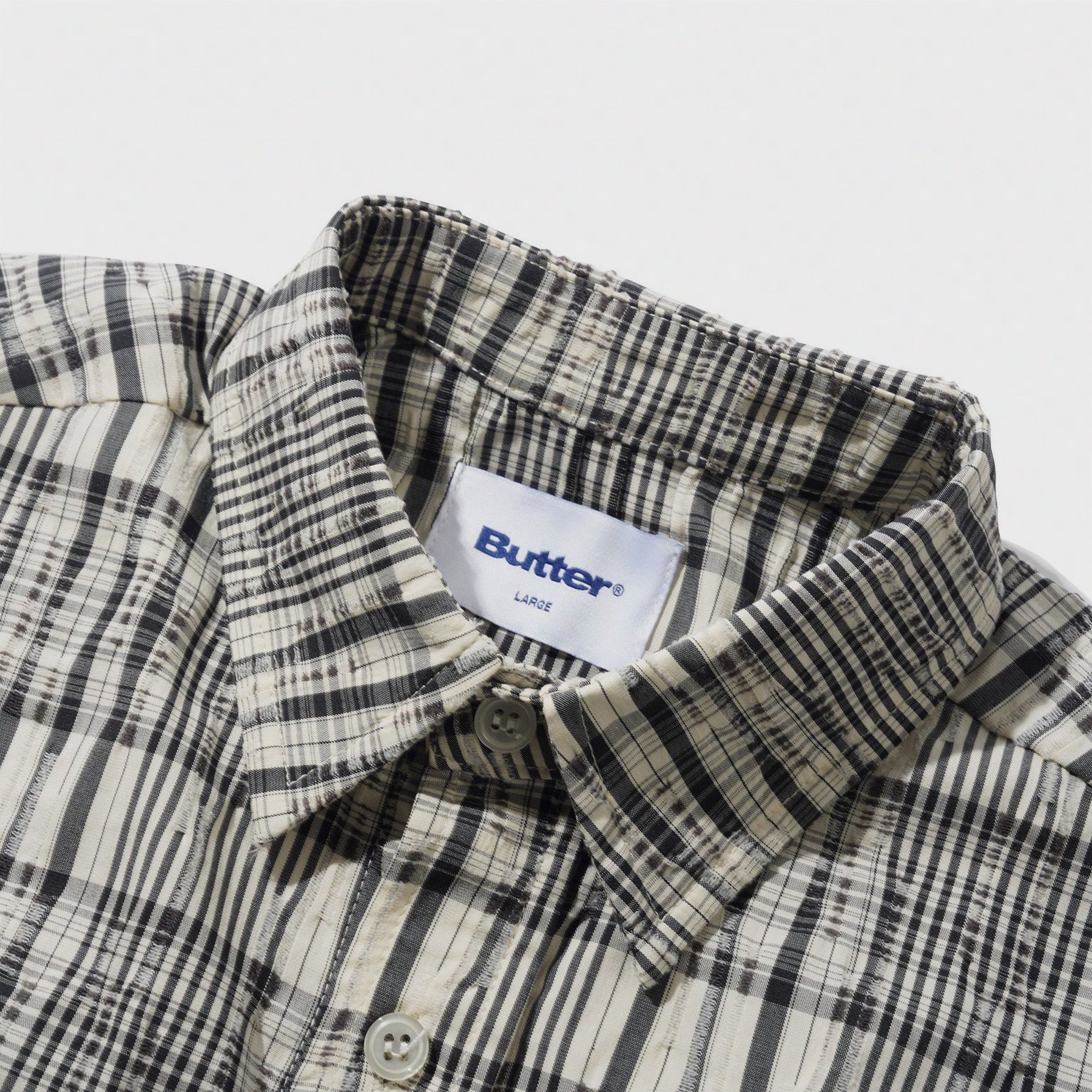 Spring S/S Shirt Black / Cream