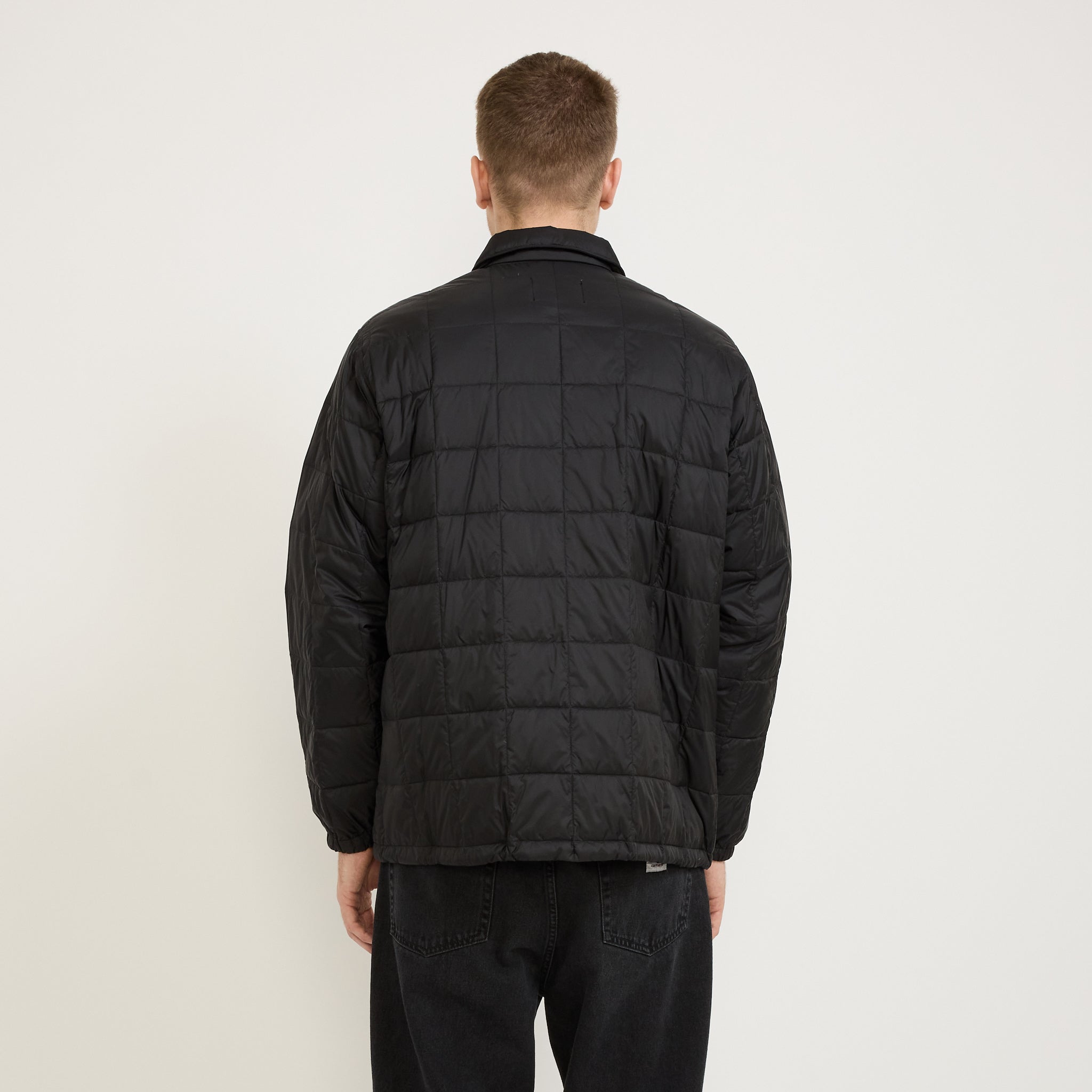 Taion | Down Coach Jacket Black | Maplestore