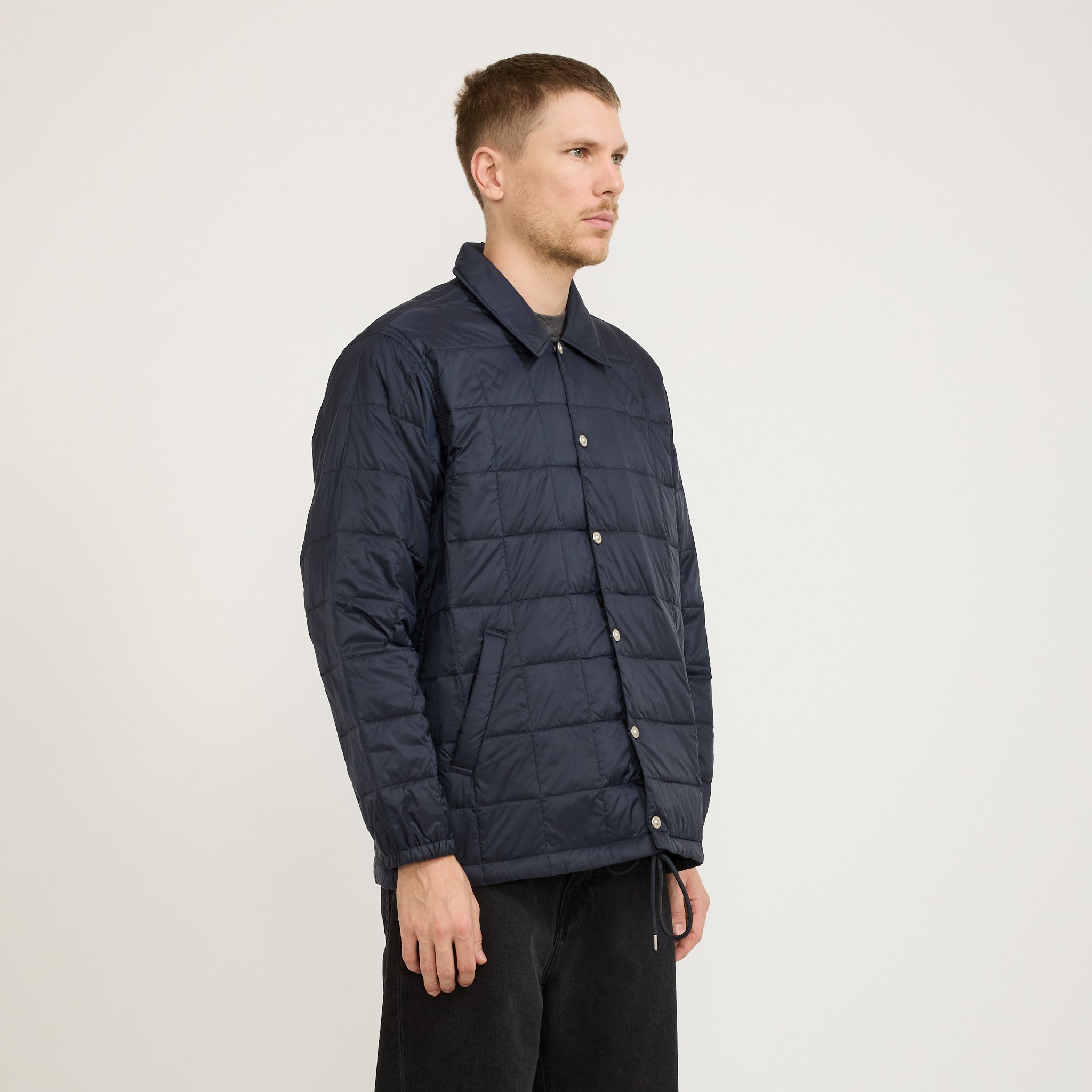 Taion | Down Coach Jacket Dark Navy | Maplestore