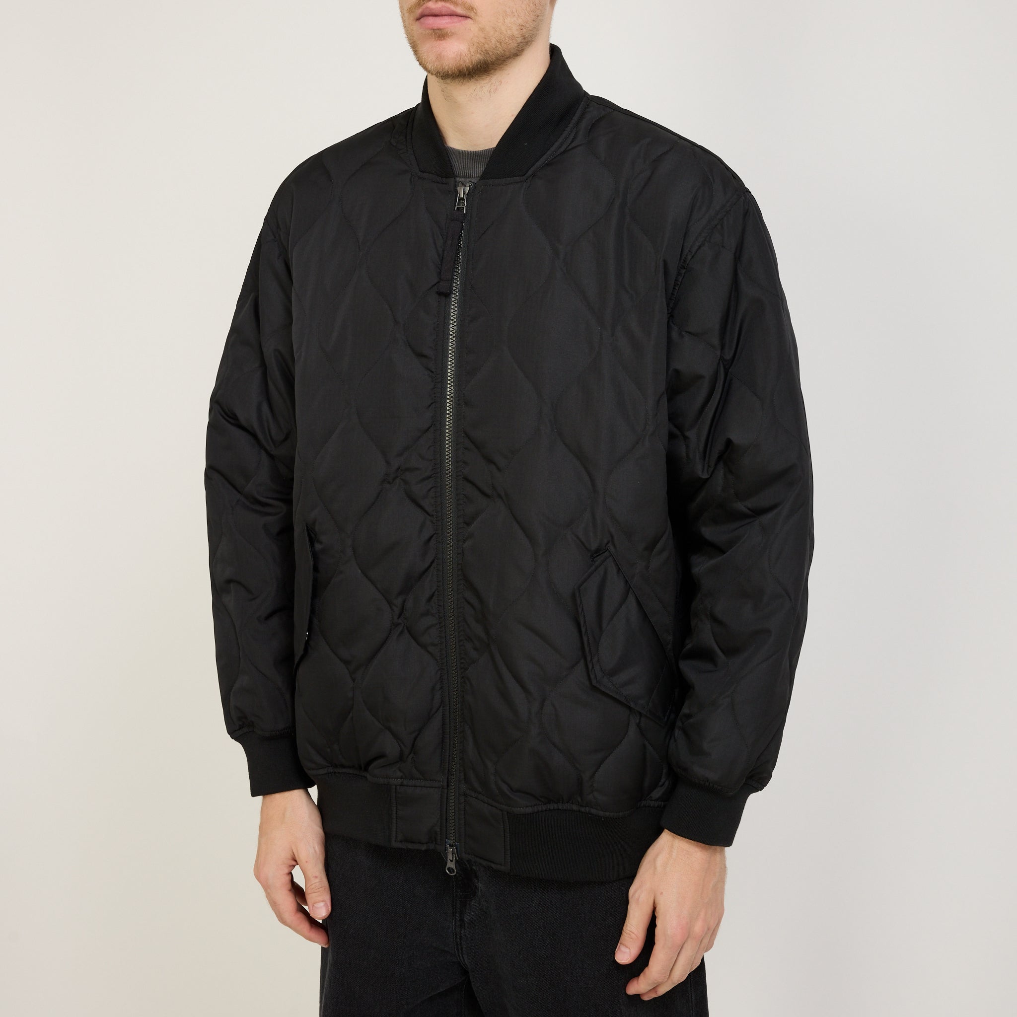 Taion | Military MA-1 Down Jacket Black | Maplestore