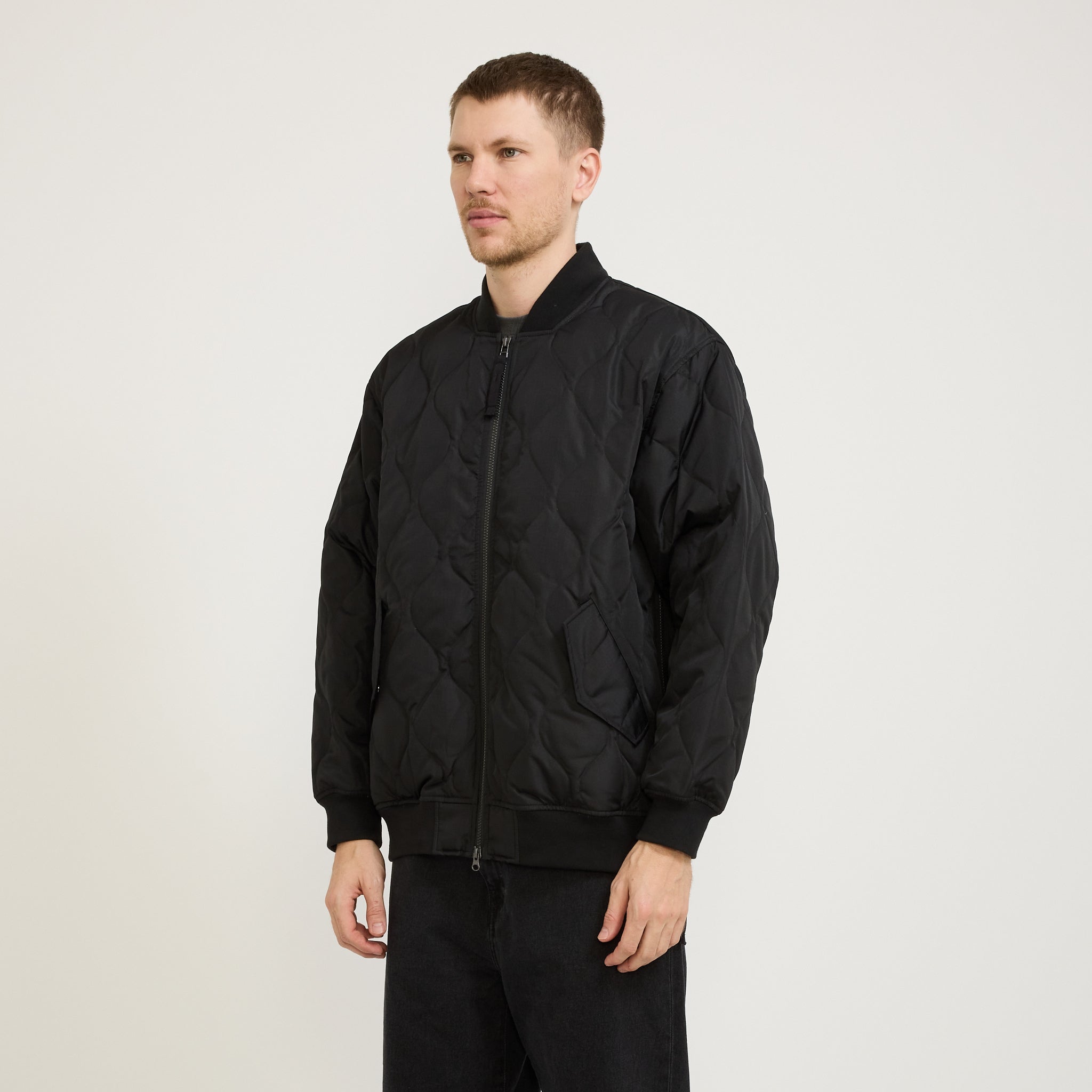 Taion | Military MA-1 Down Jacket Black | Maplestore