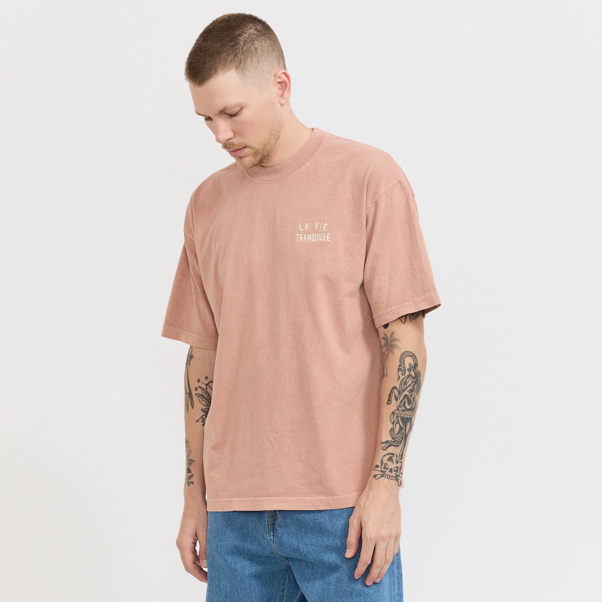 La Vie Tranquille Tee Rose Quartz