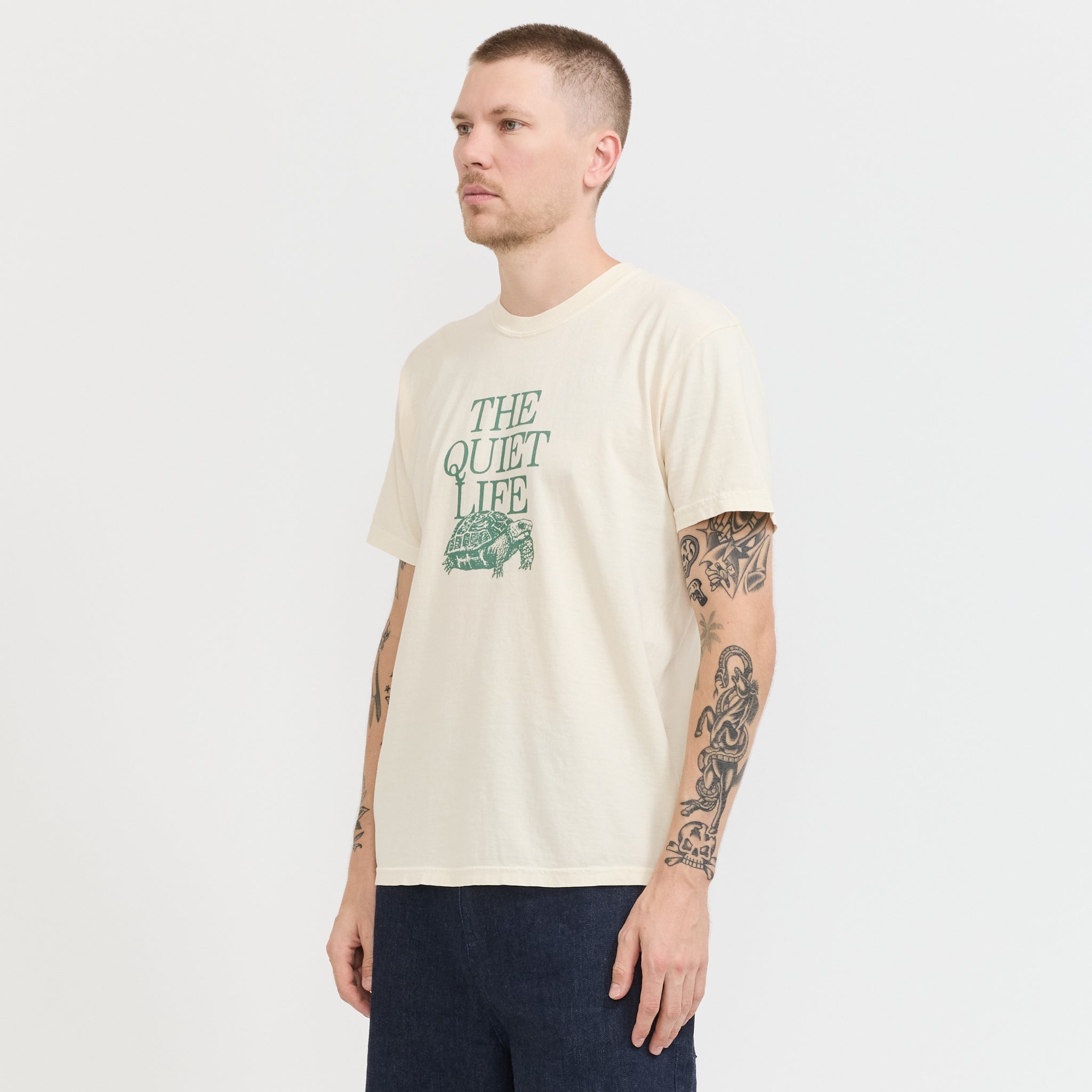 Turtle Pigment Dyed Tee Ivory