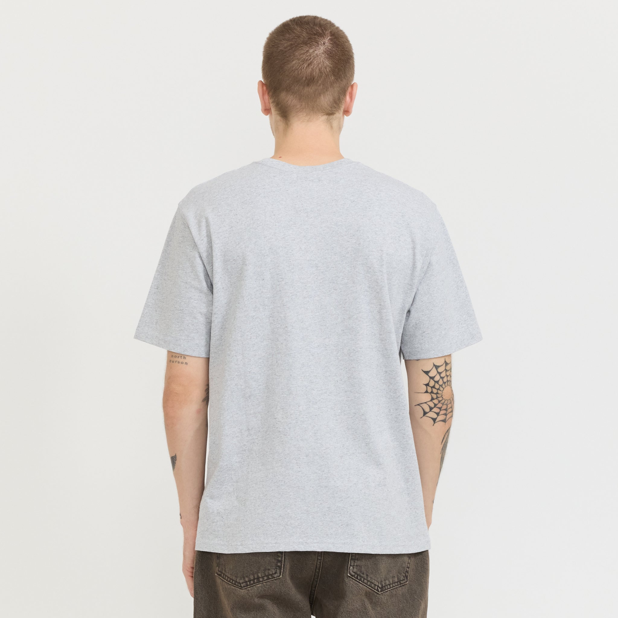 2 Parcels Tee Heather Grey