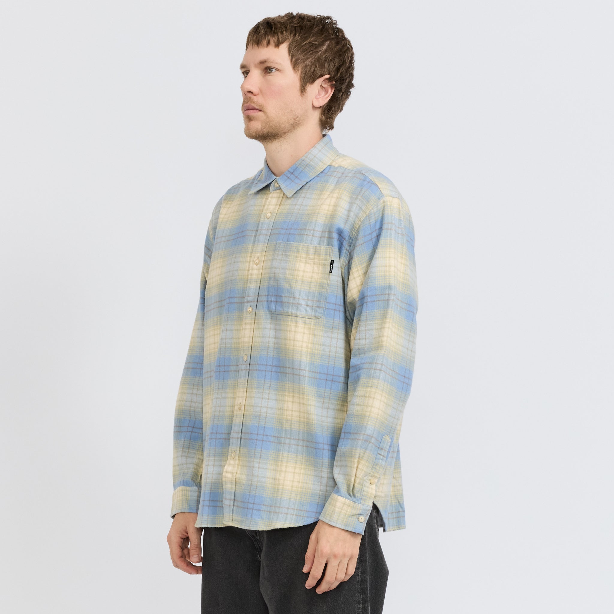 Flannel Check Shirt Yellow
