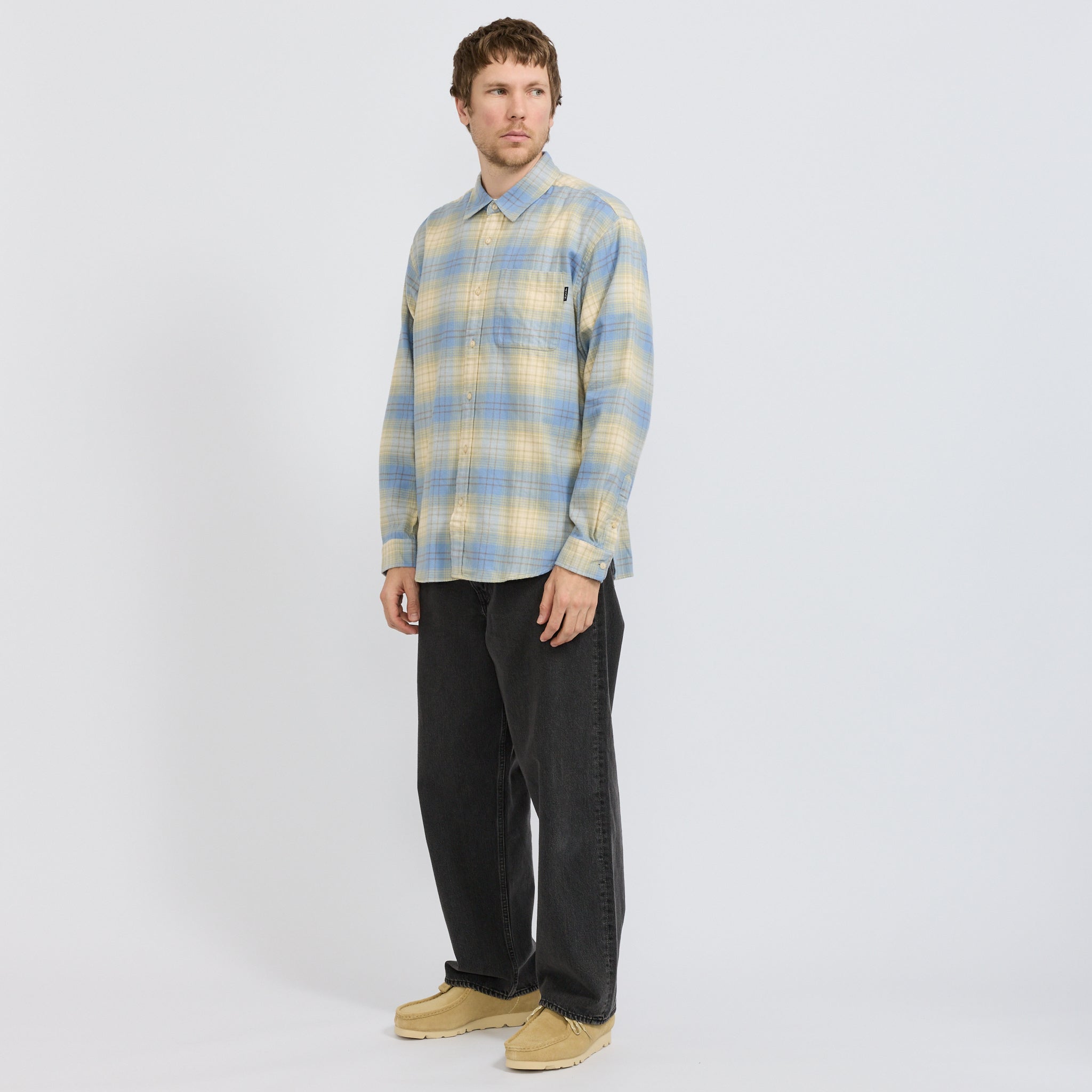 Flannel Check Shirt Yellow