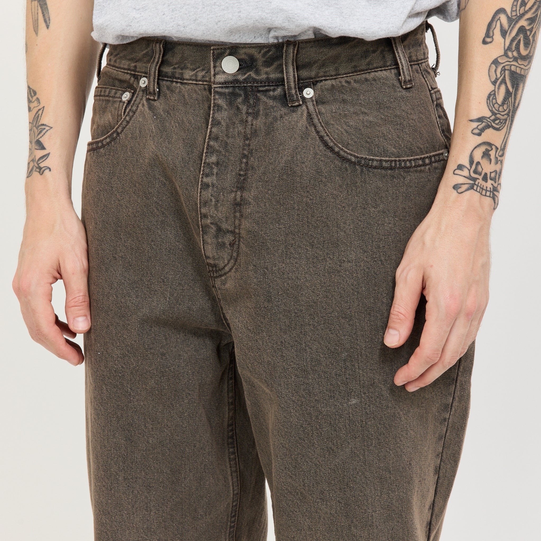 Relaxed Jeans Brown