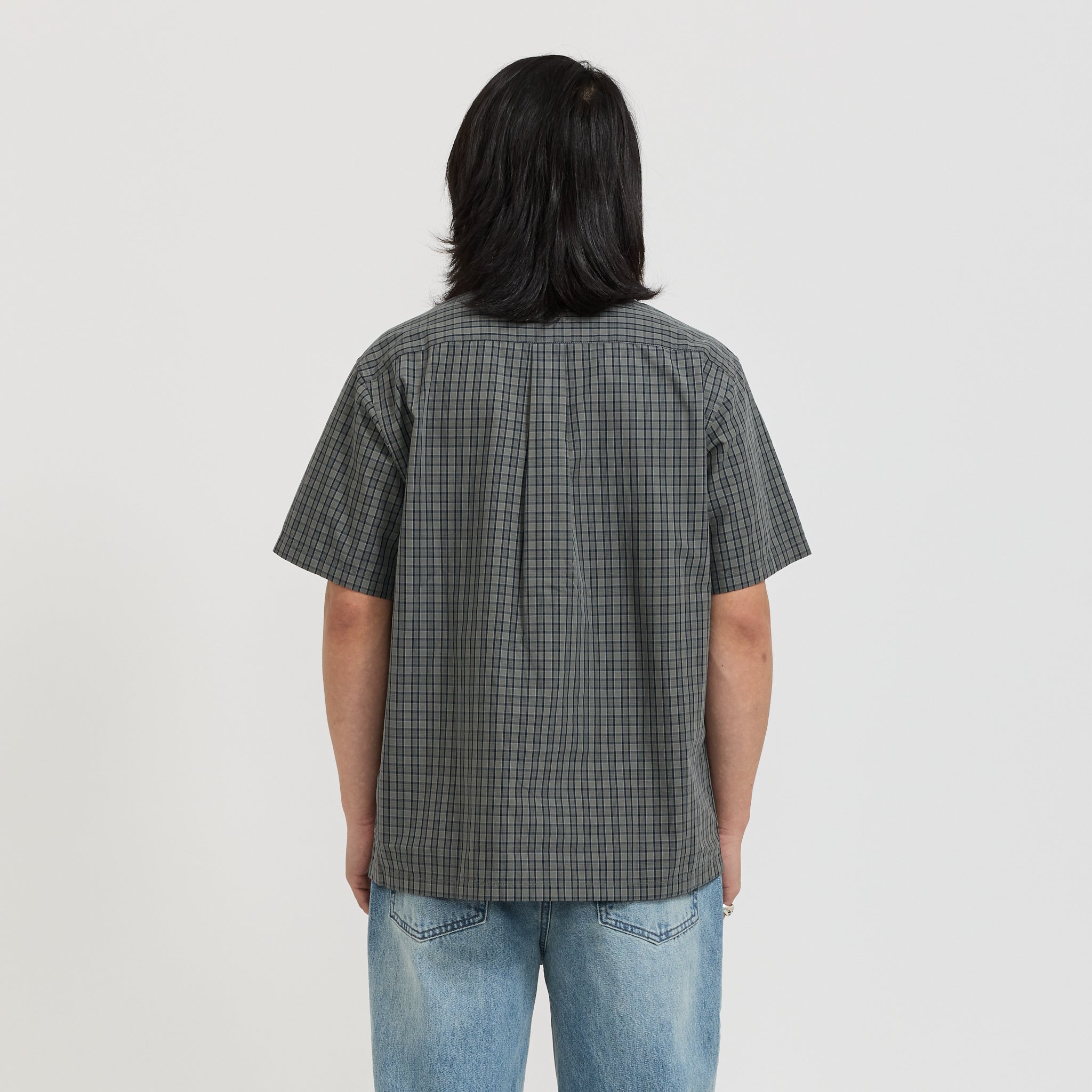 thisisneverthat | Check S/S Shirt Navy | Maplestore