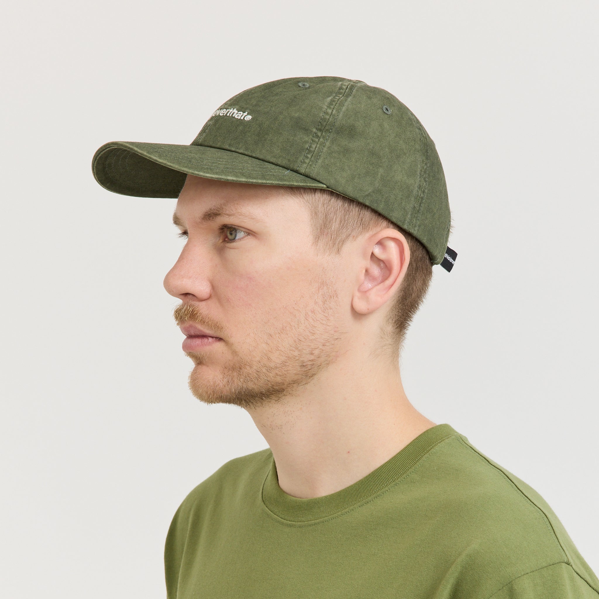 T-Logo Cap Washed Khaki