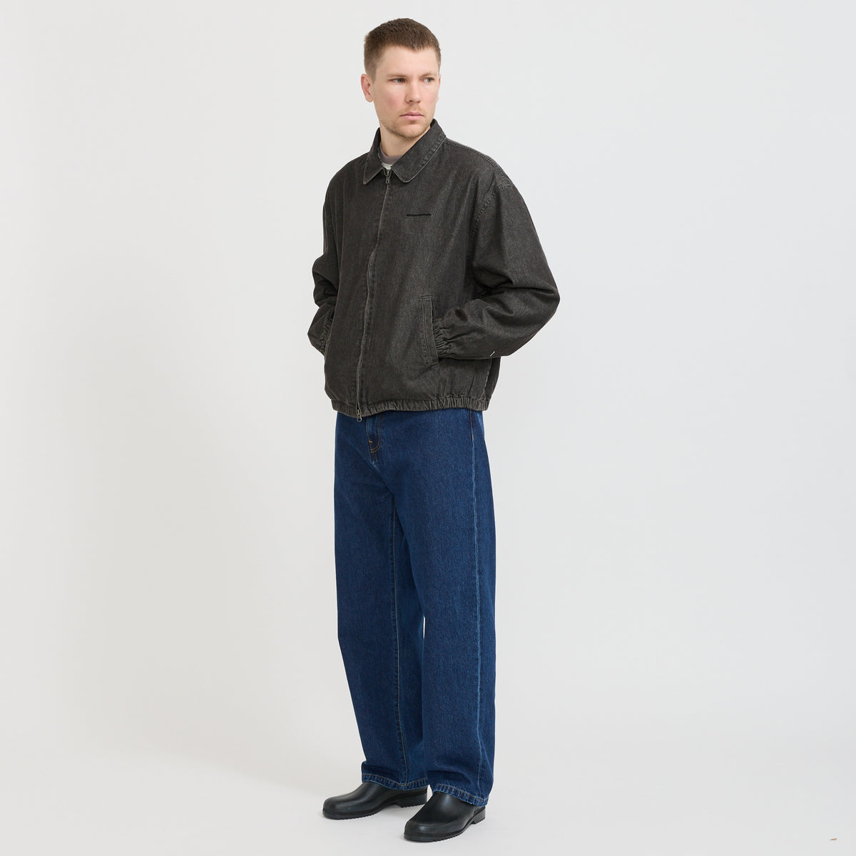 thisisneverthat | Denim Blouson Jacket Dark Brown | Maplestore